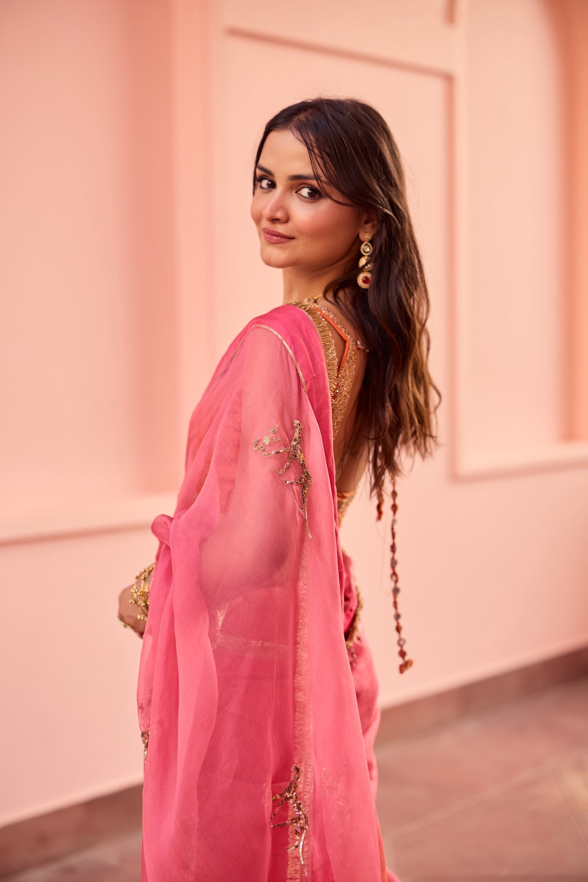 Shaleen Silk Organza Sari