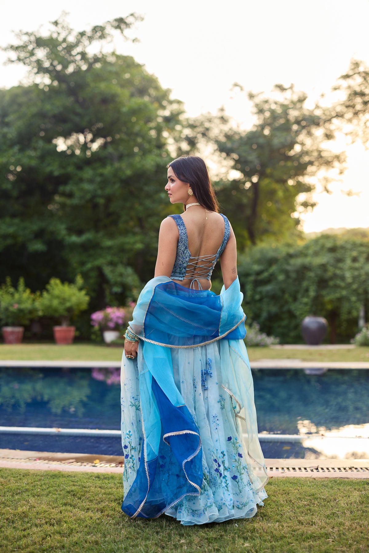 Vasant Silk Organza Lehenga Set