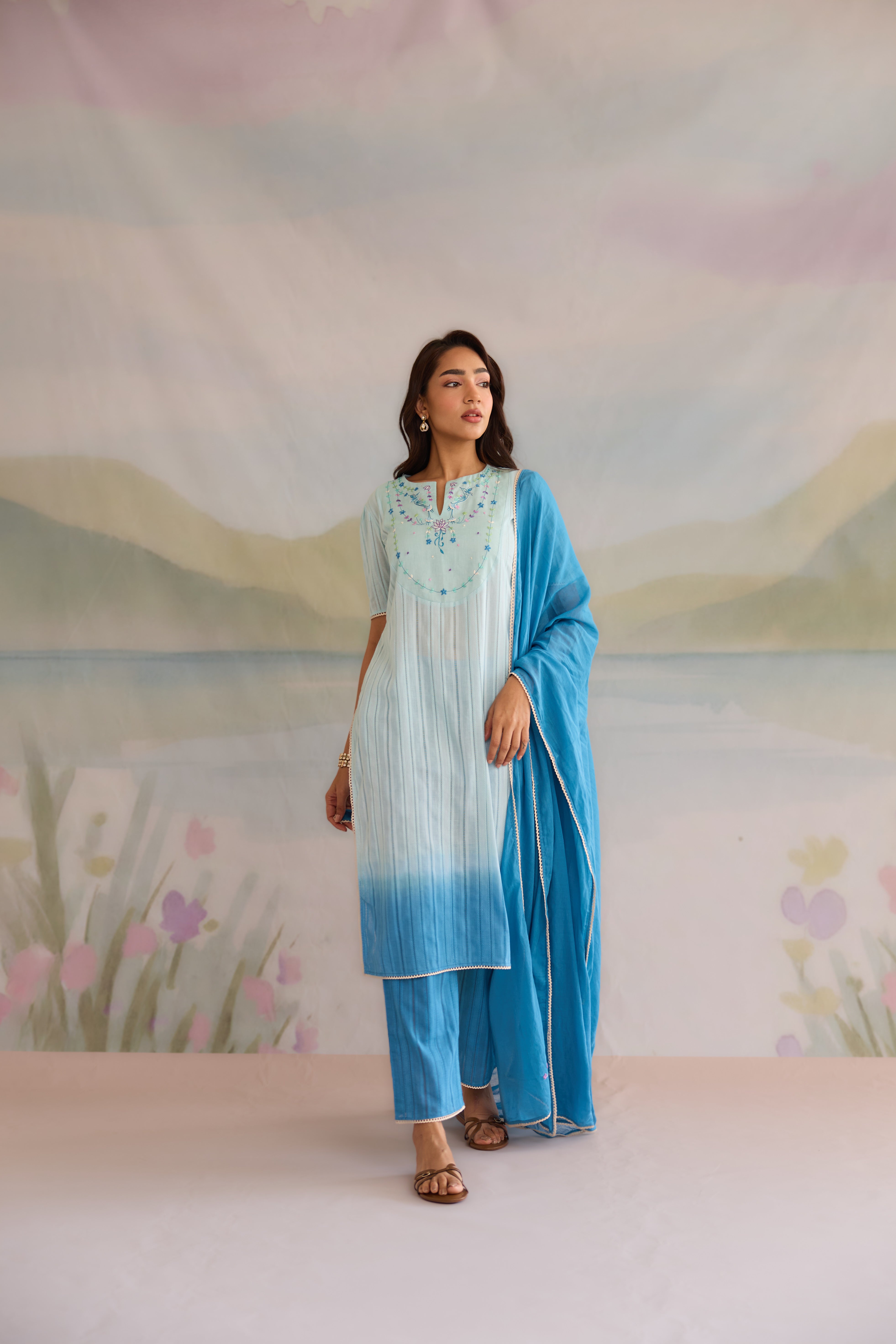 Kaveri Cotton Kurta Set