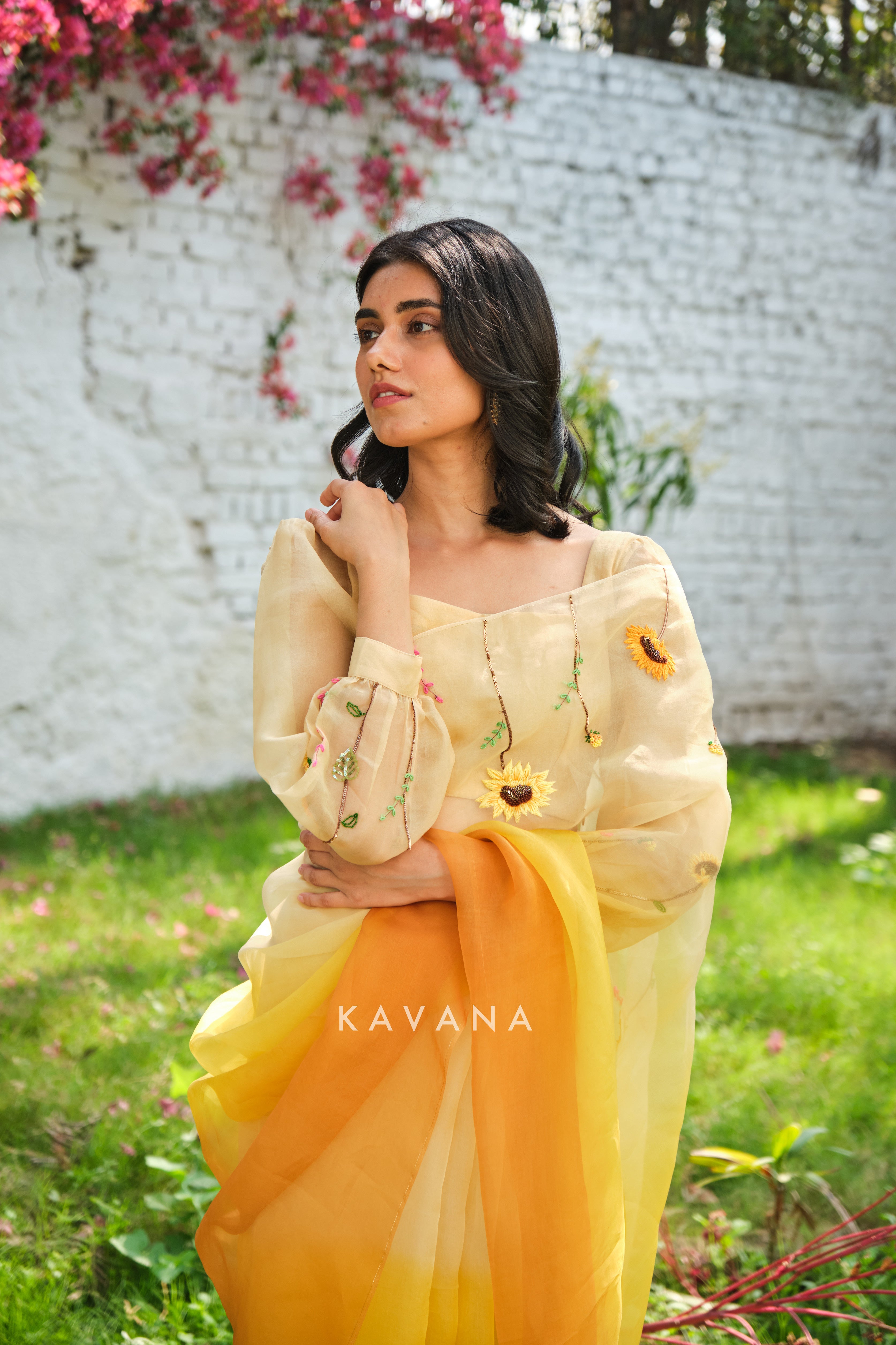 Aamras sari