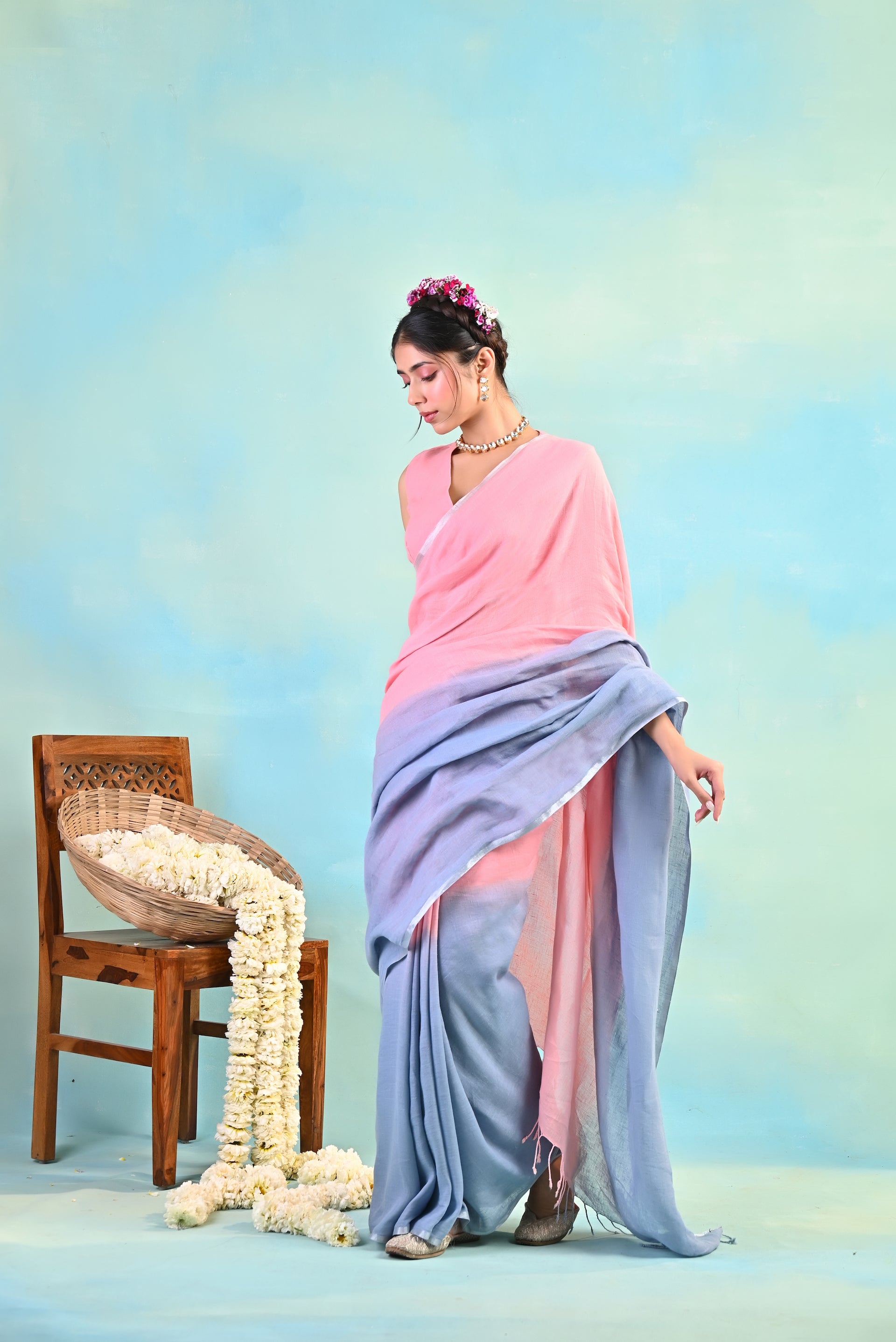 Kashish Linen Sari