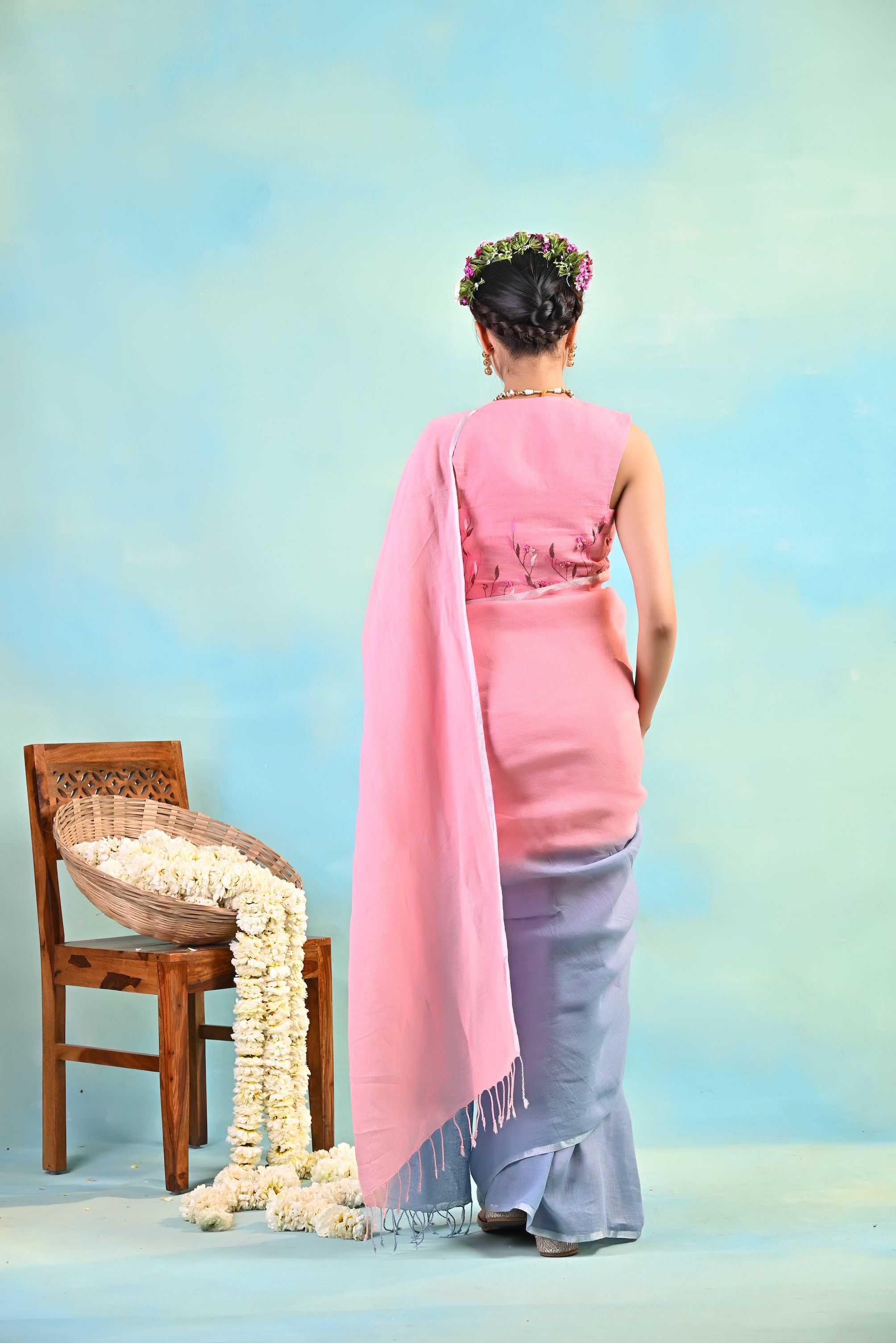 Kashish Linen Sari
