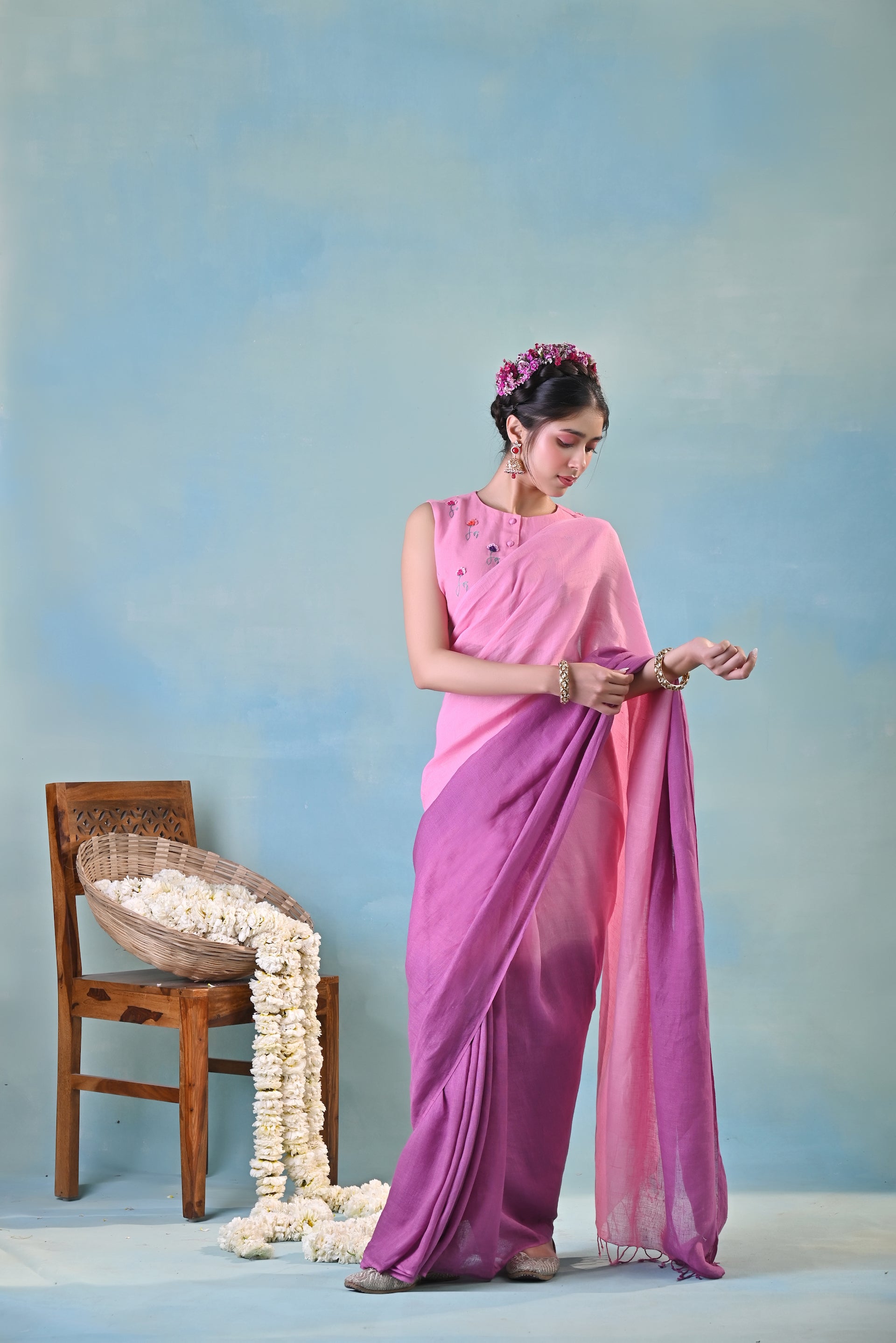 Parakh Linen Sari