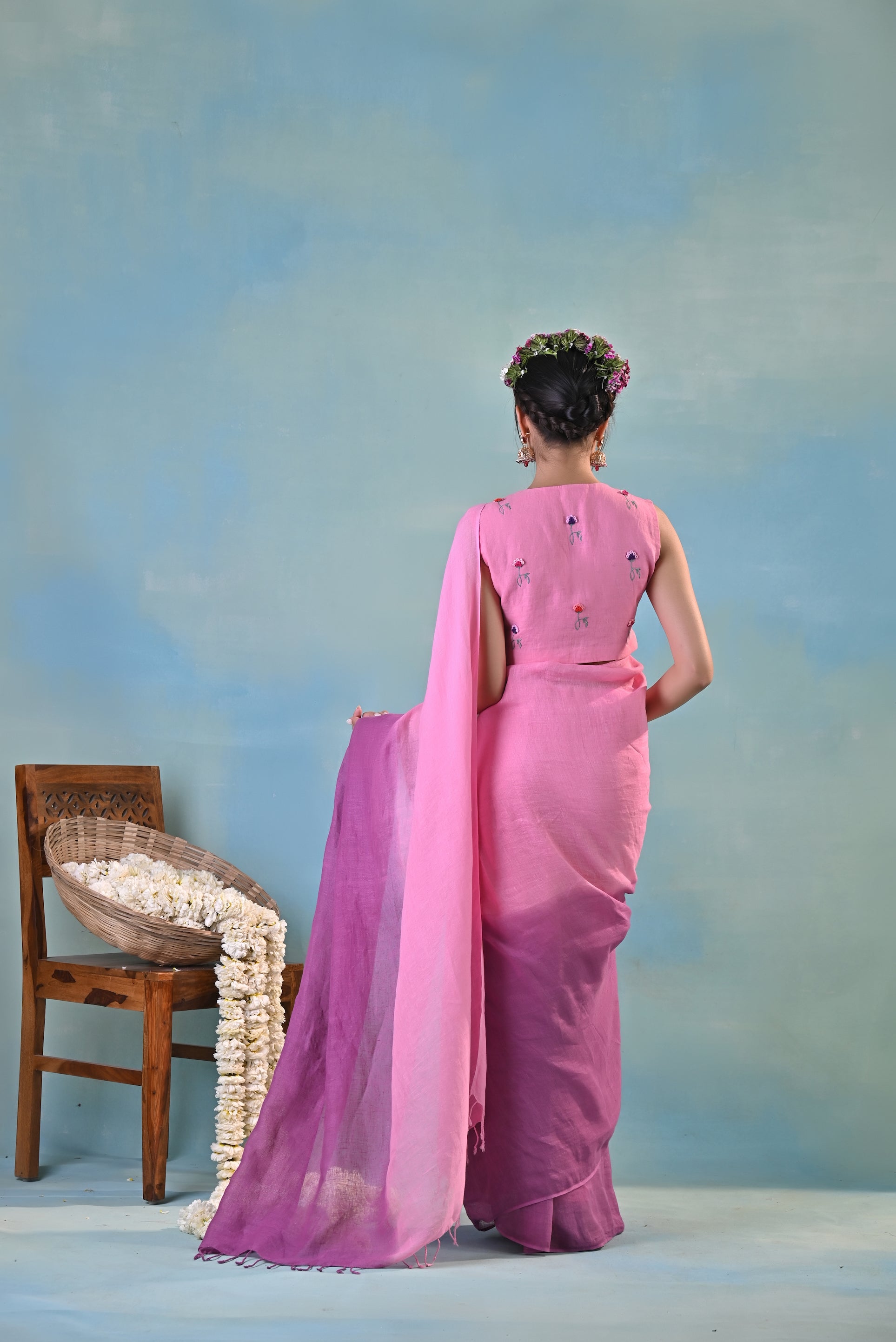 Parakh Linen Sari