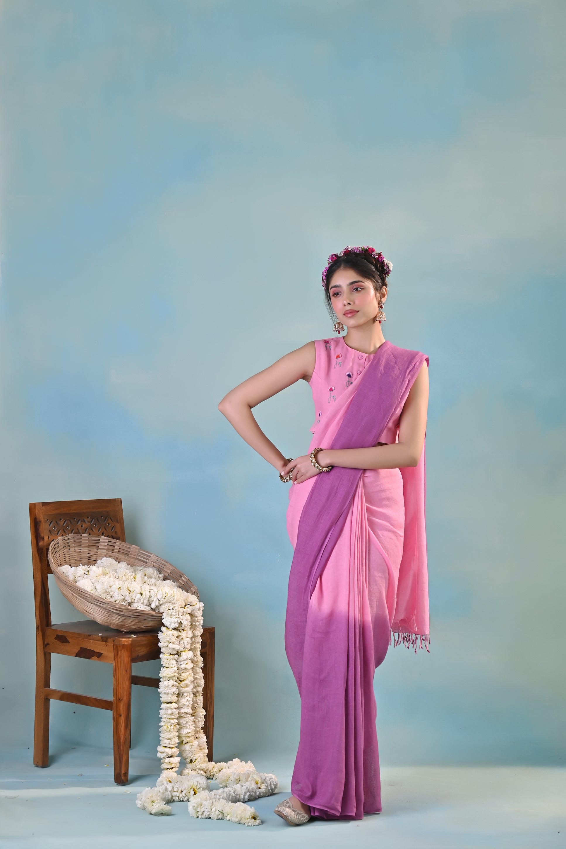 Parakh Linen Sari