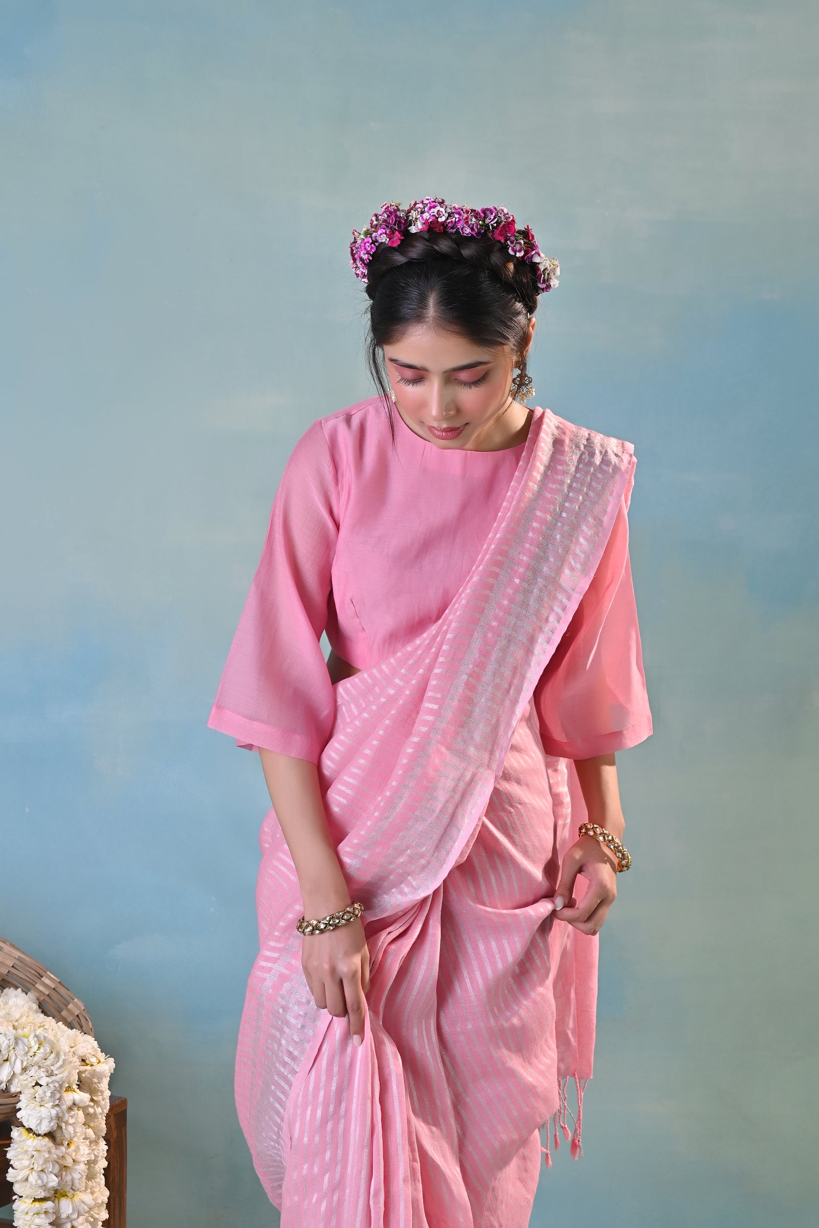 Roop Linen Sari