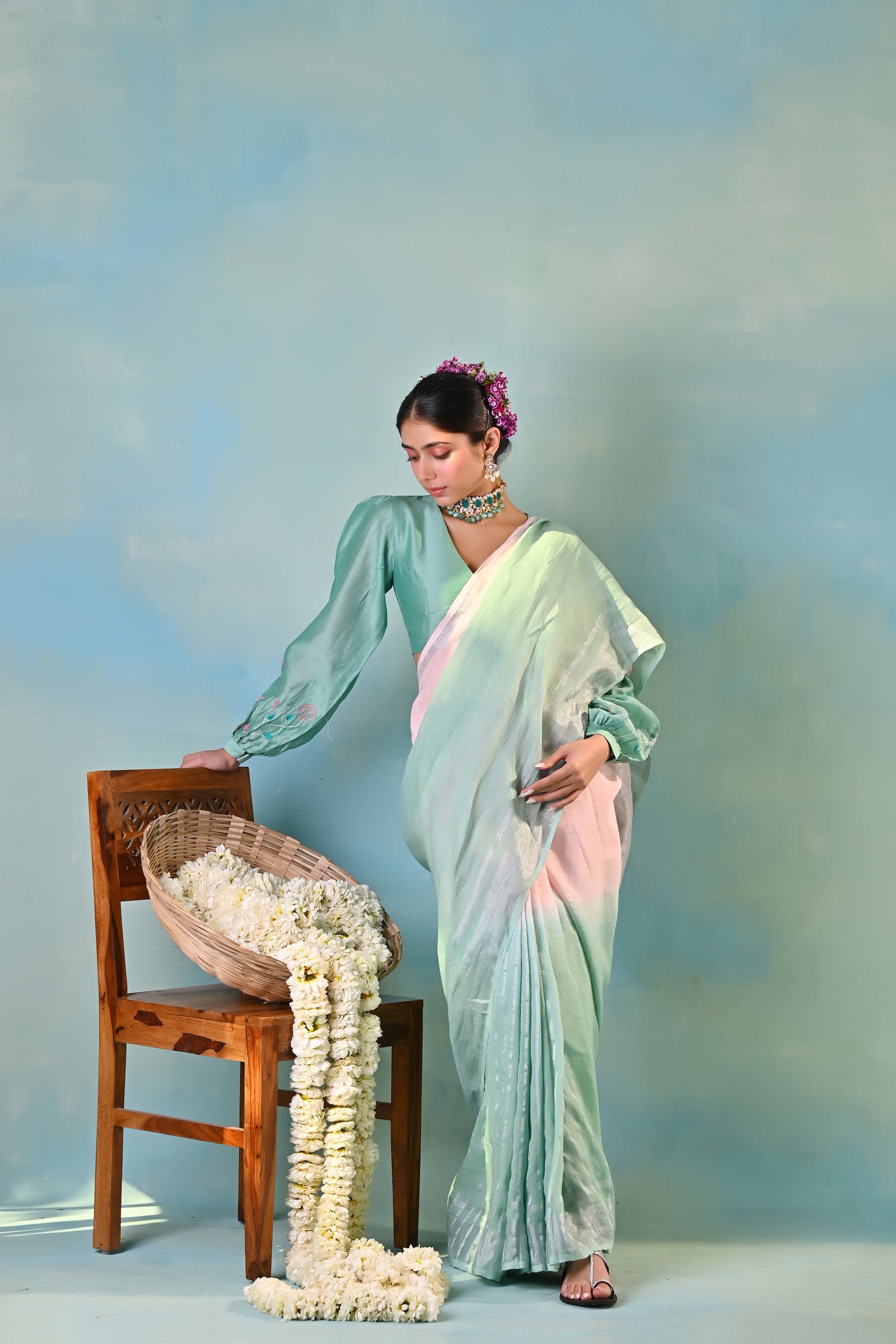 Suhana Linen Sari