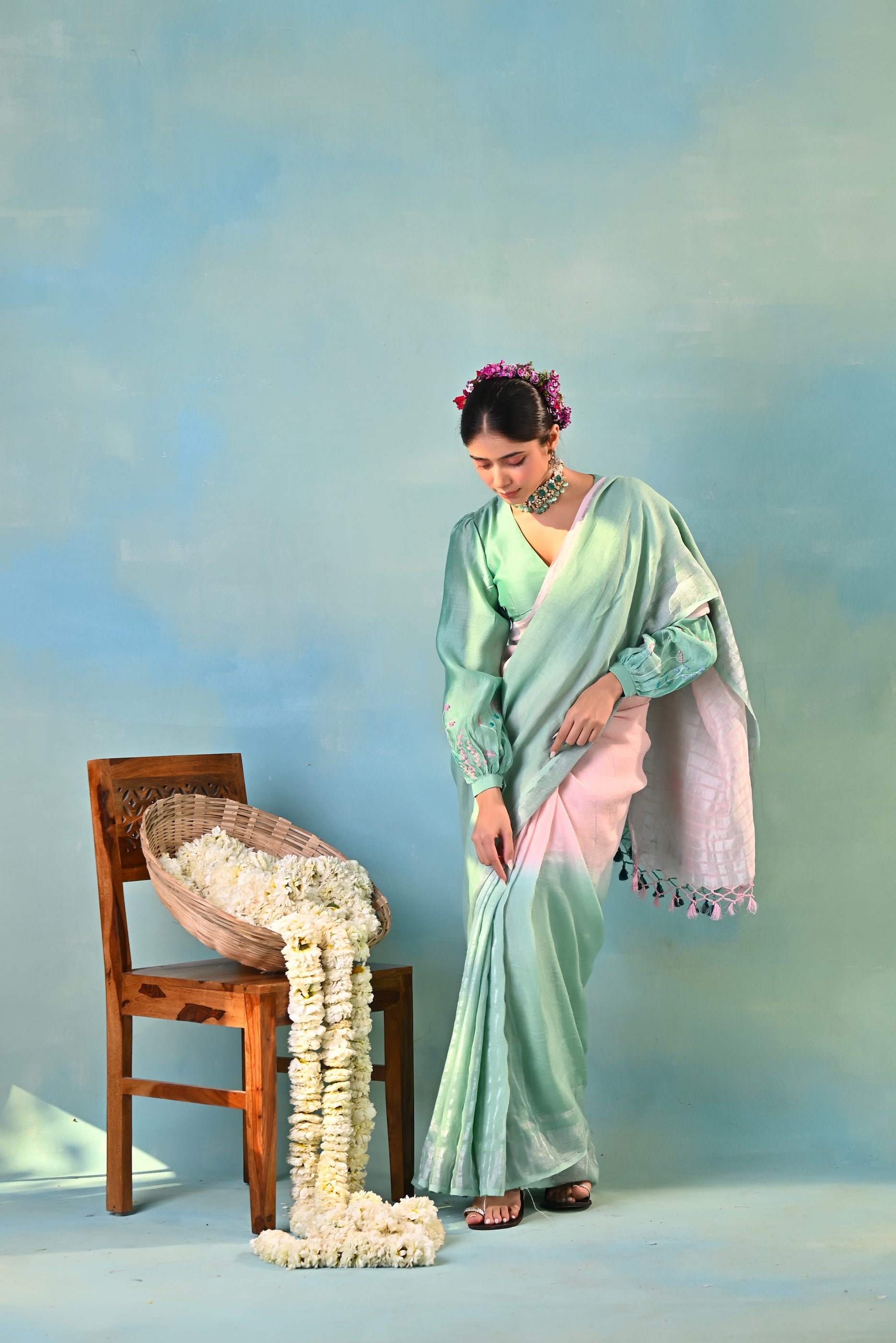 Suhana Linen Sari