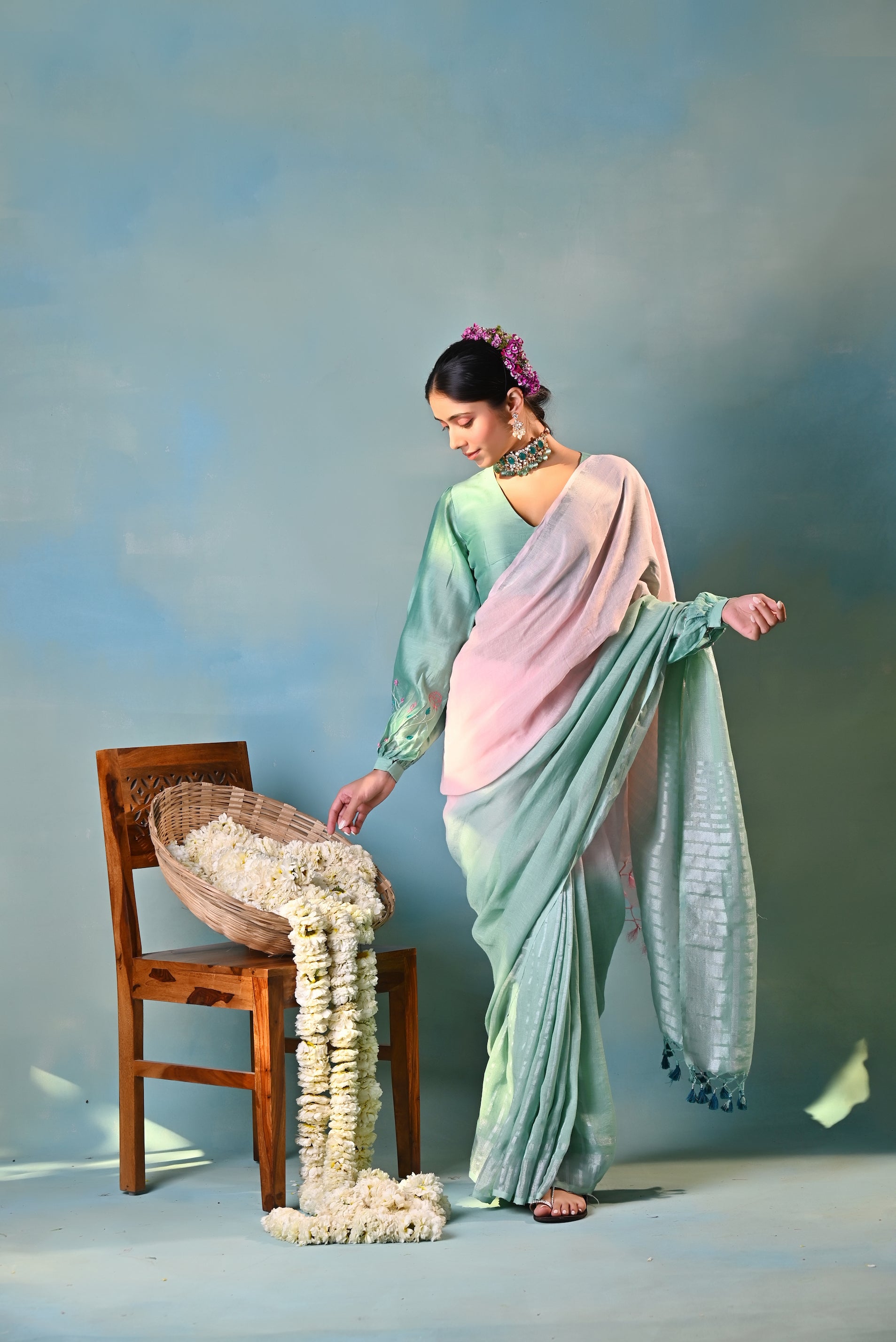 Suhana Linen Sari