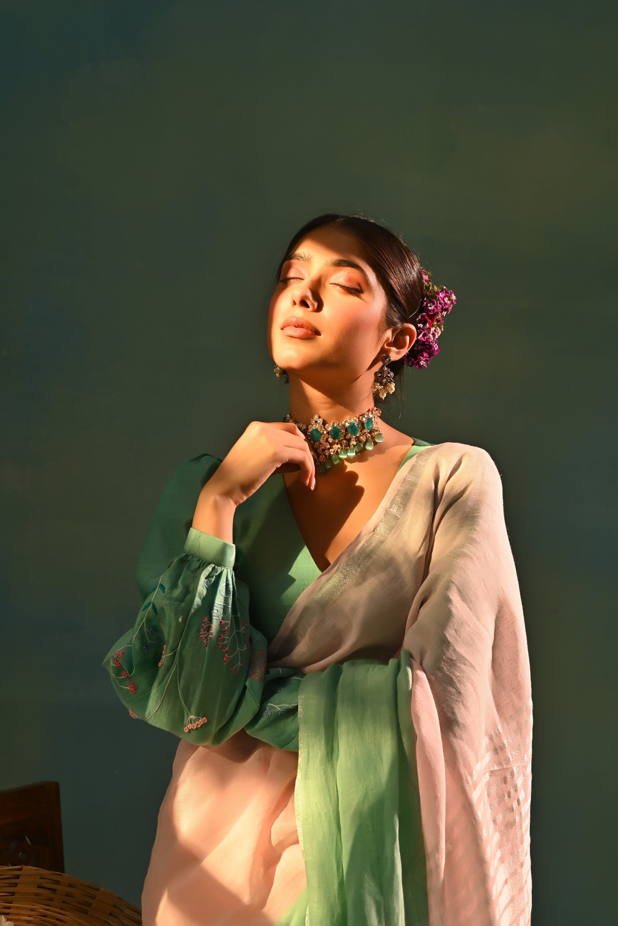 Suhana Linen Sari