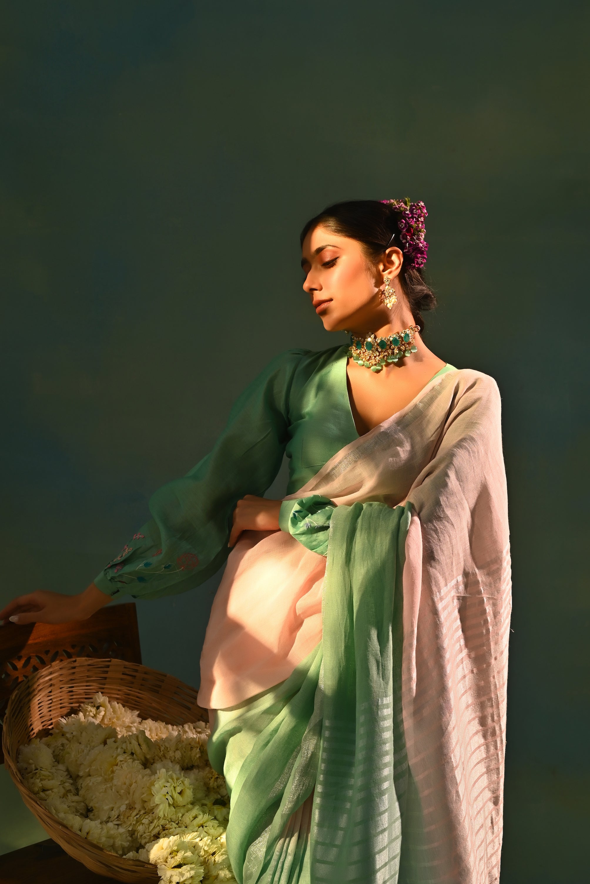 Suhana Linen Sari