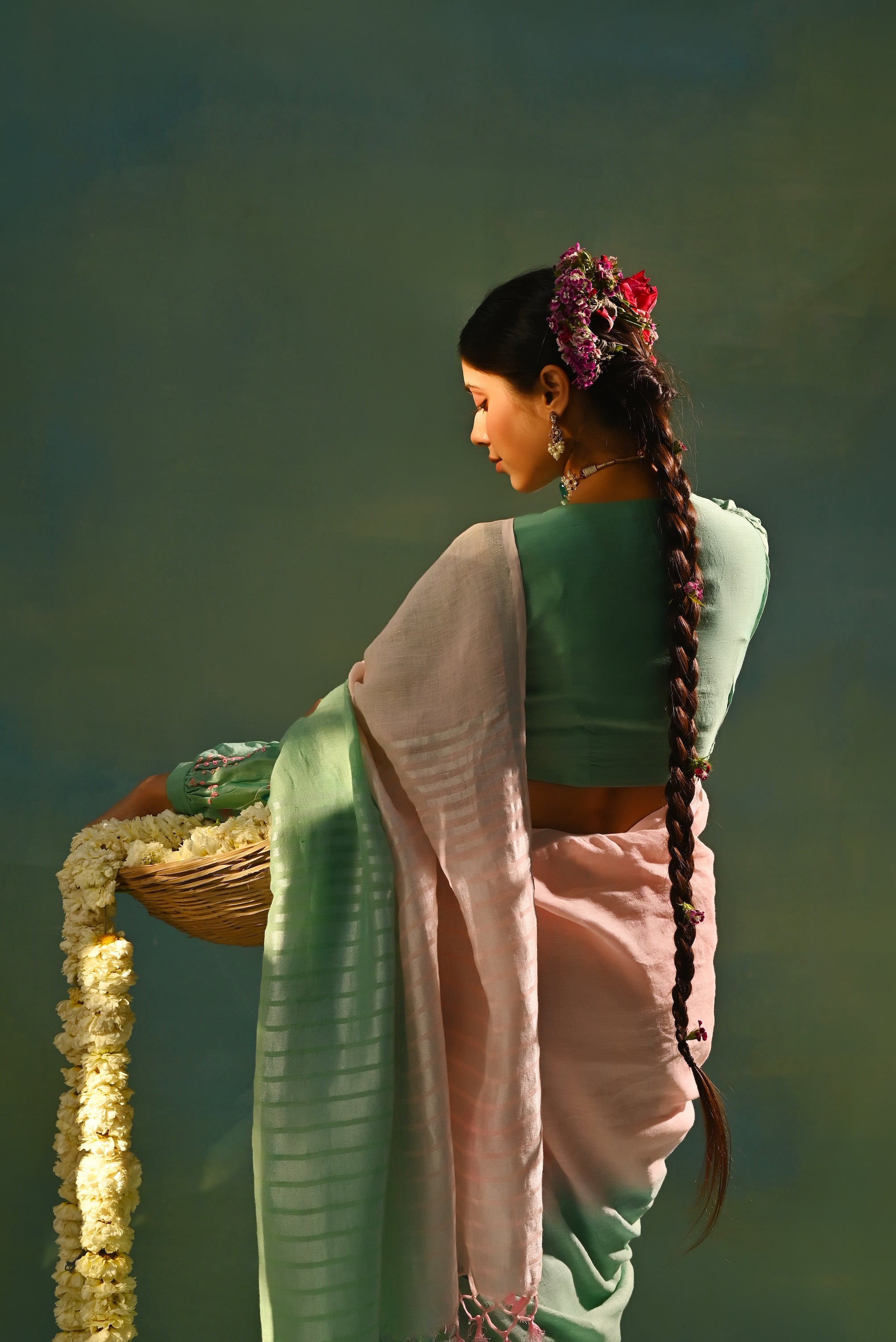 Suhana Linen Sari