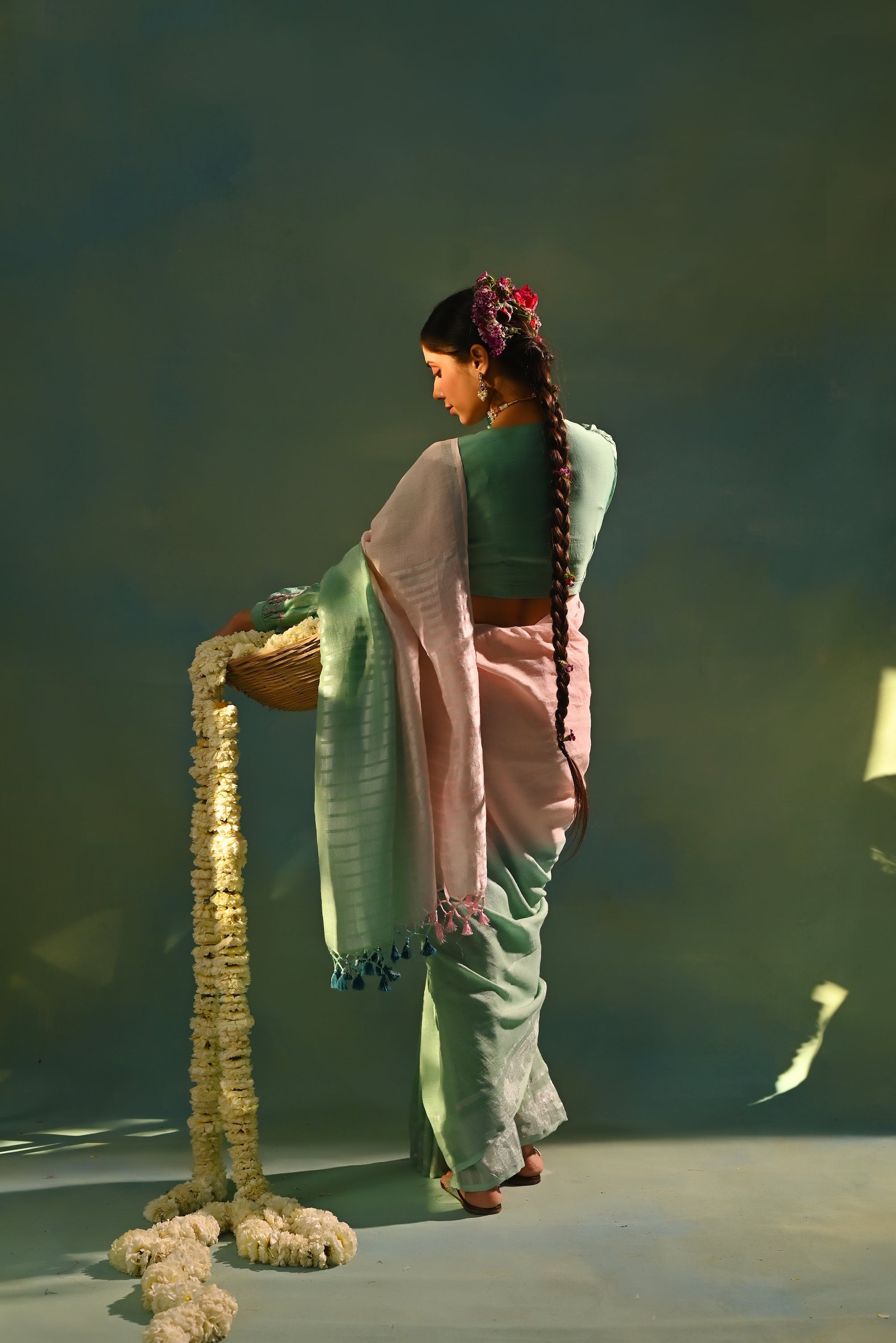 Suhana Linen Sari