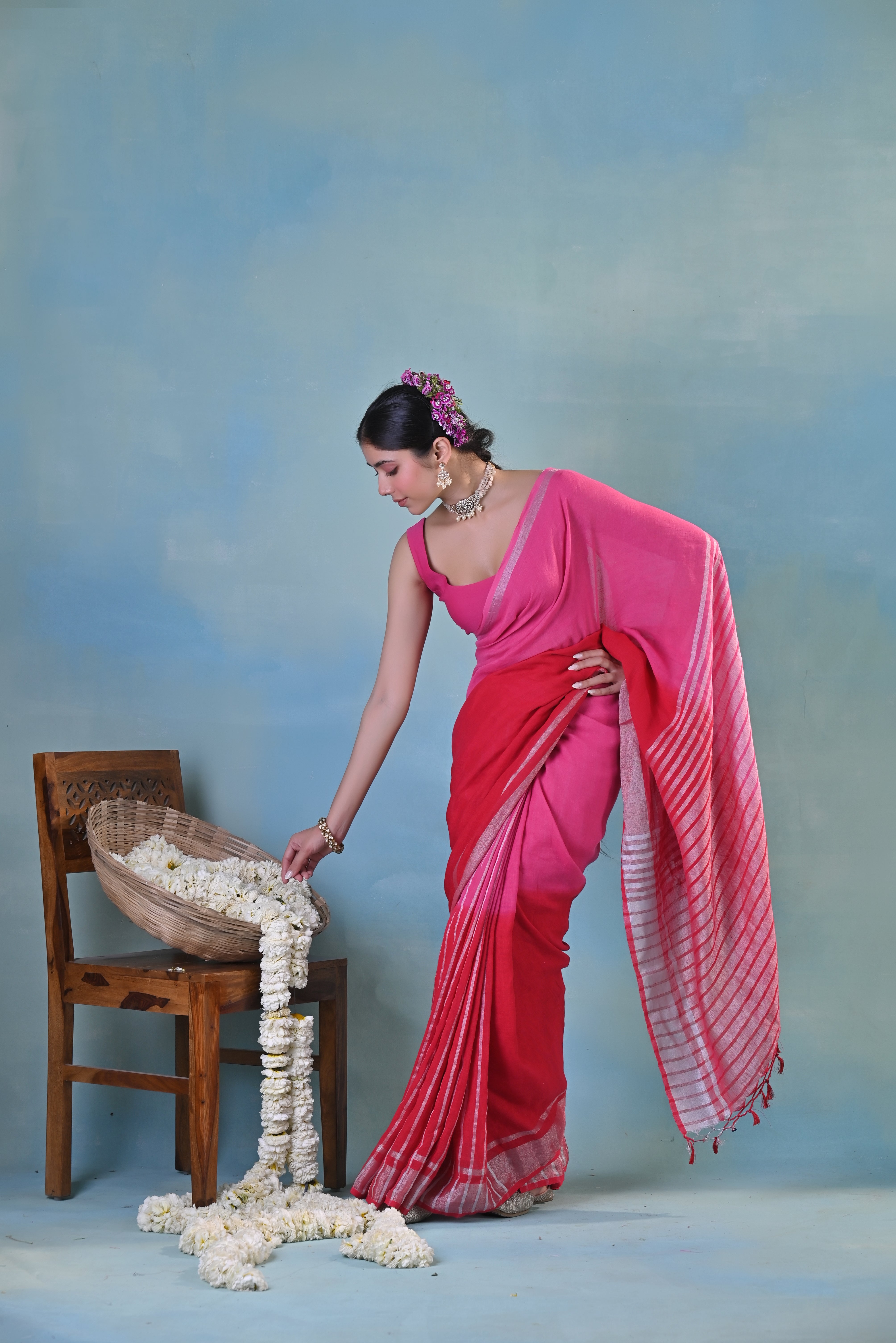 Rabi Linen Sari