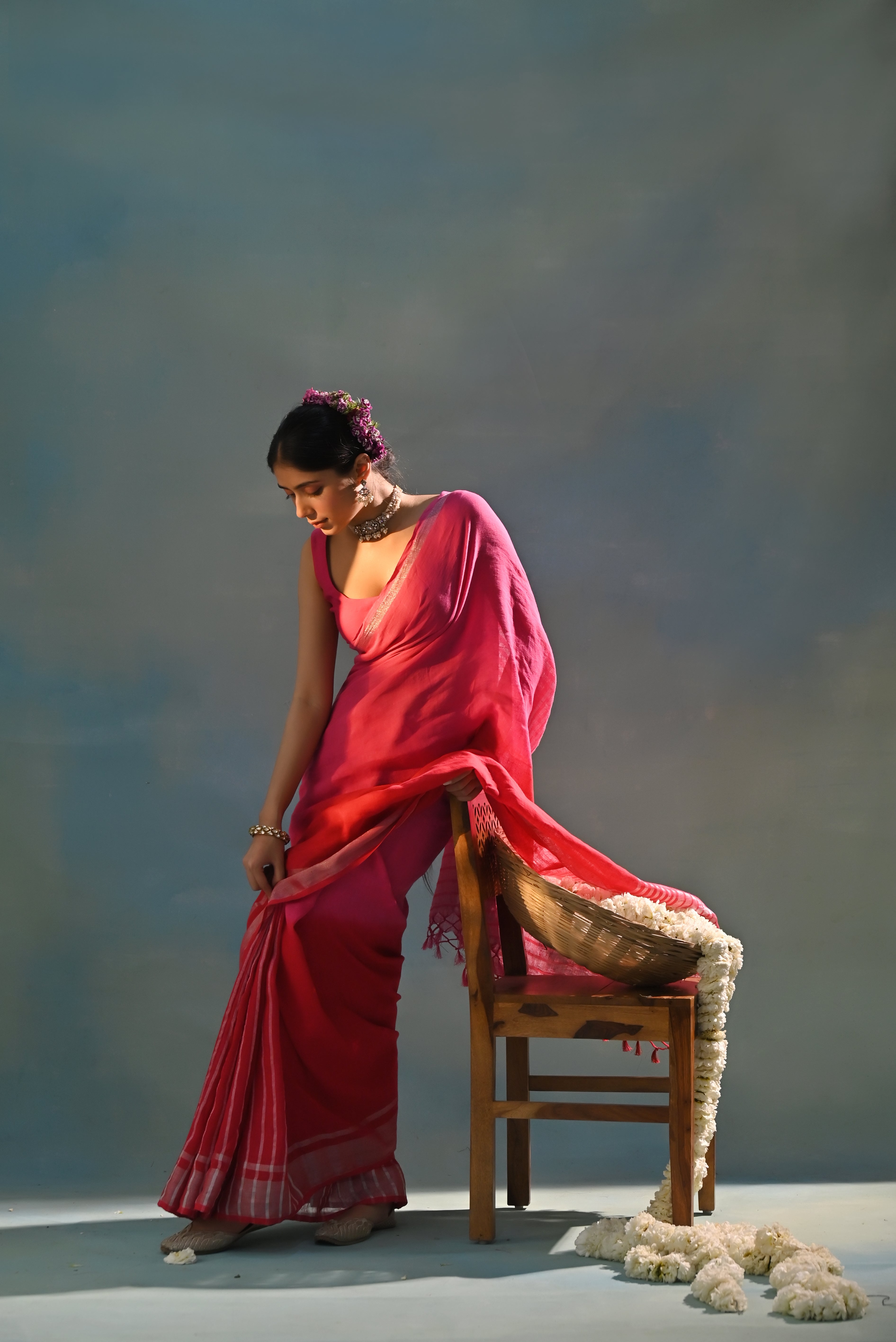 Rabi Linen Sari