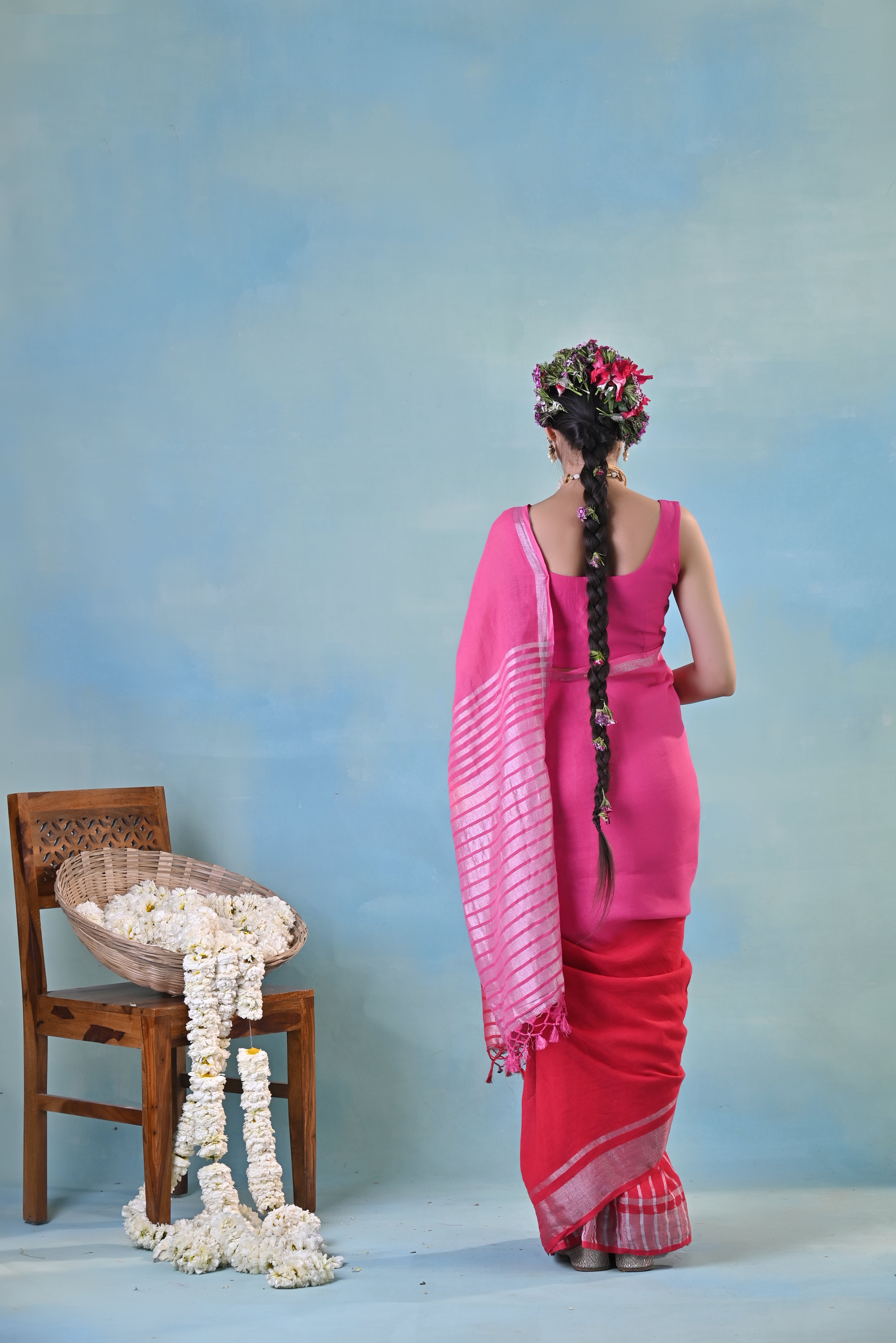 Rabi Linen Sari