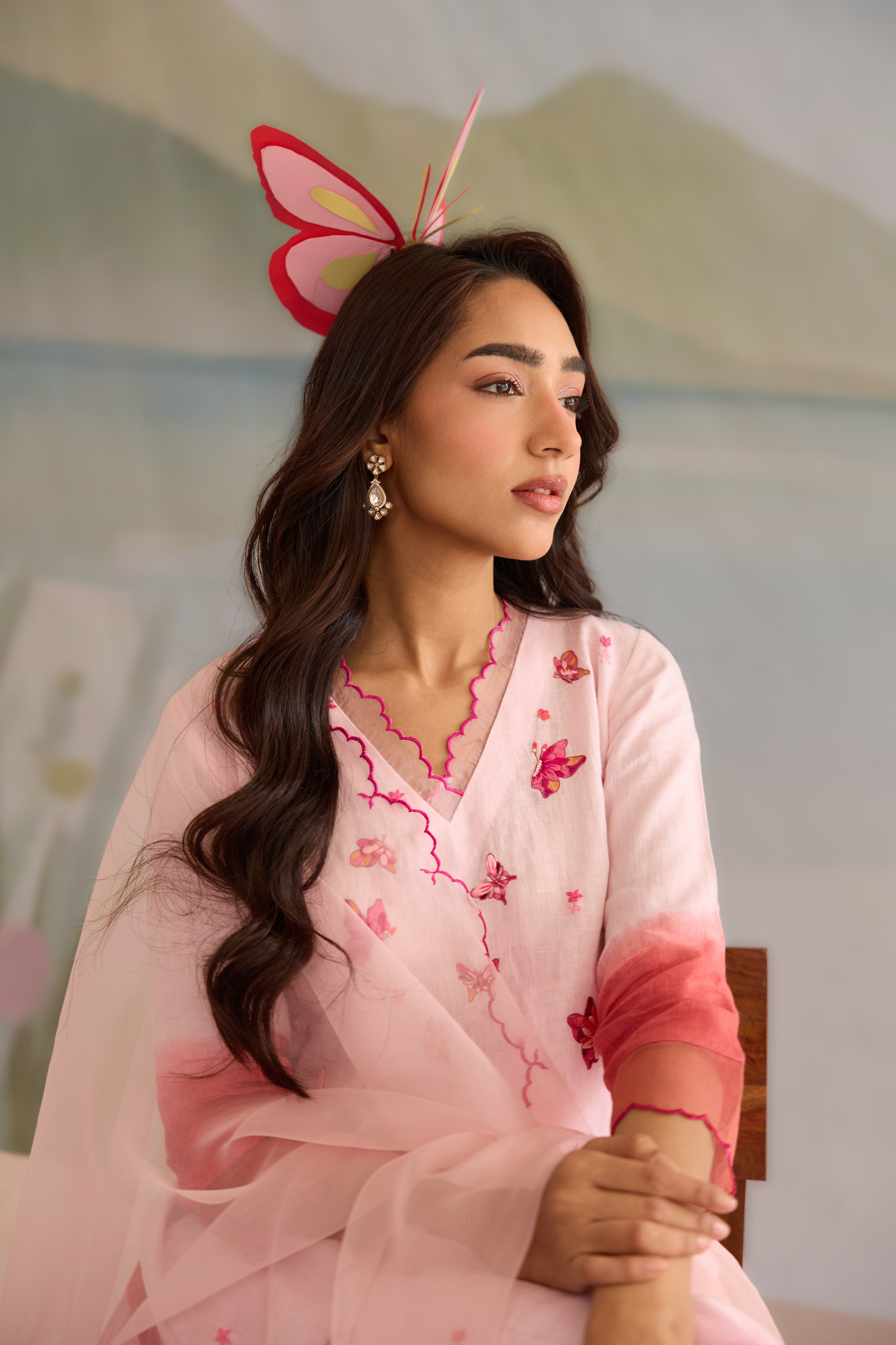 Titli Linen Kurta Set