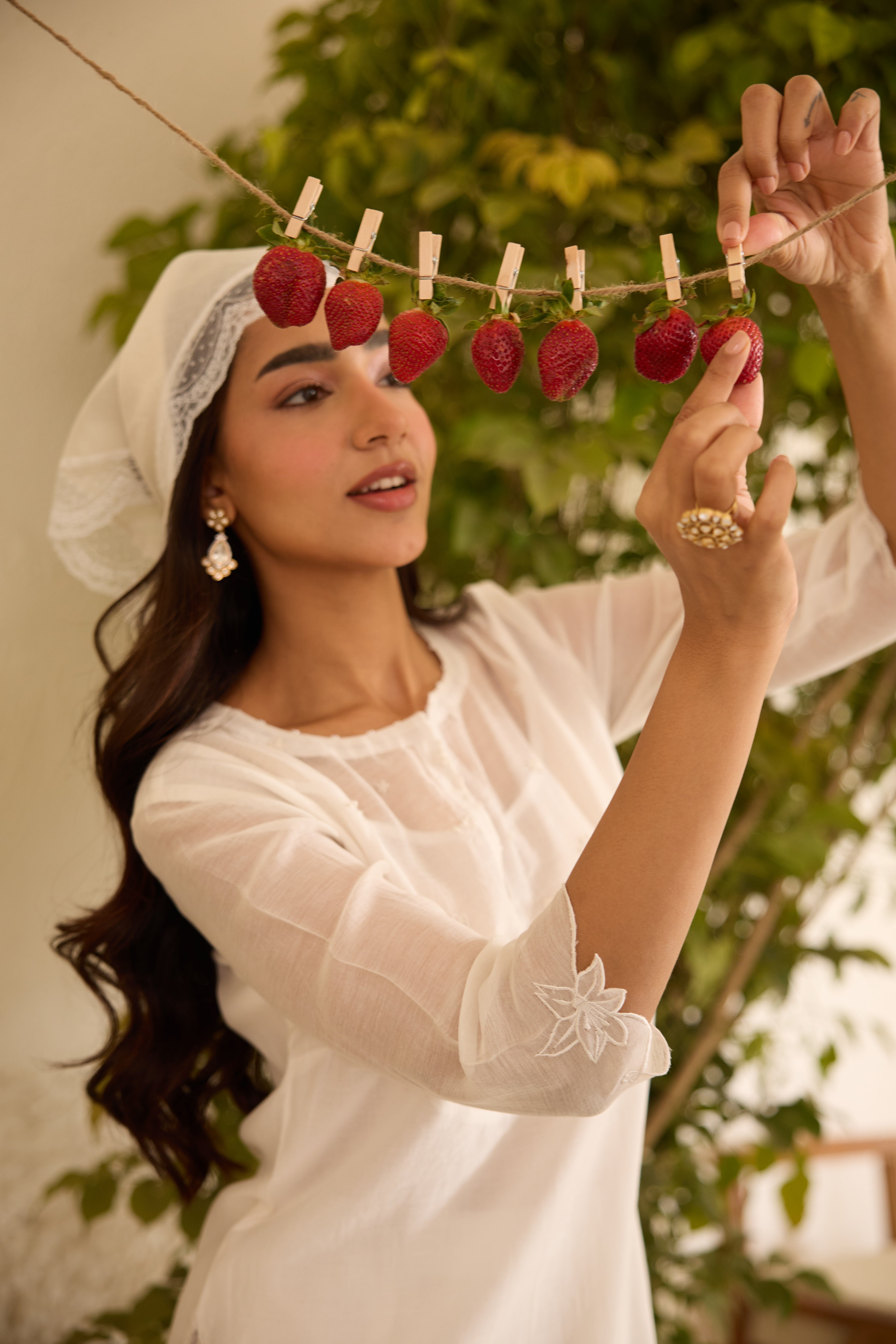 Mishri Chanderi Kurta Set