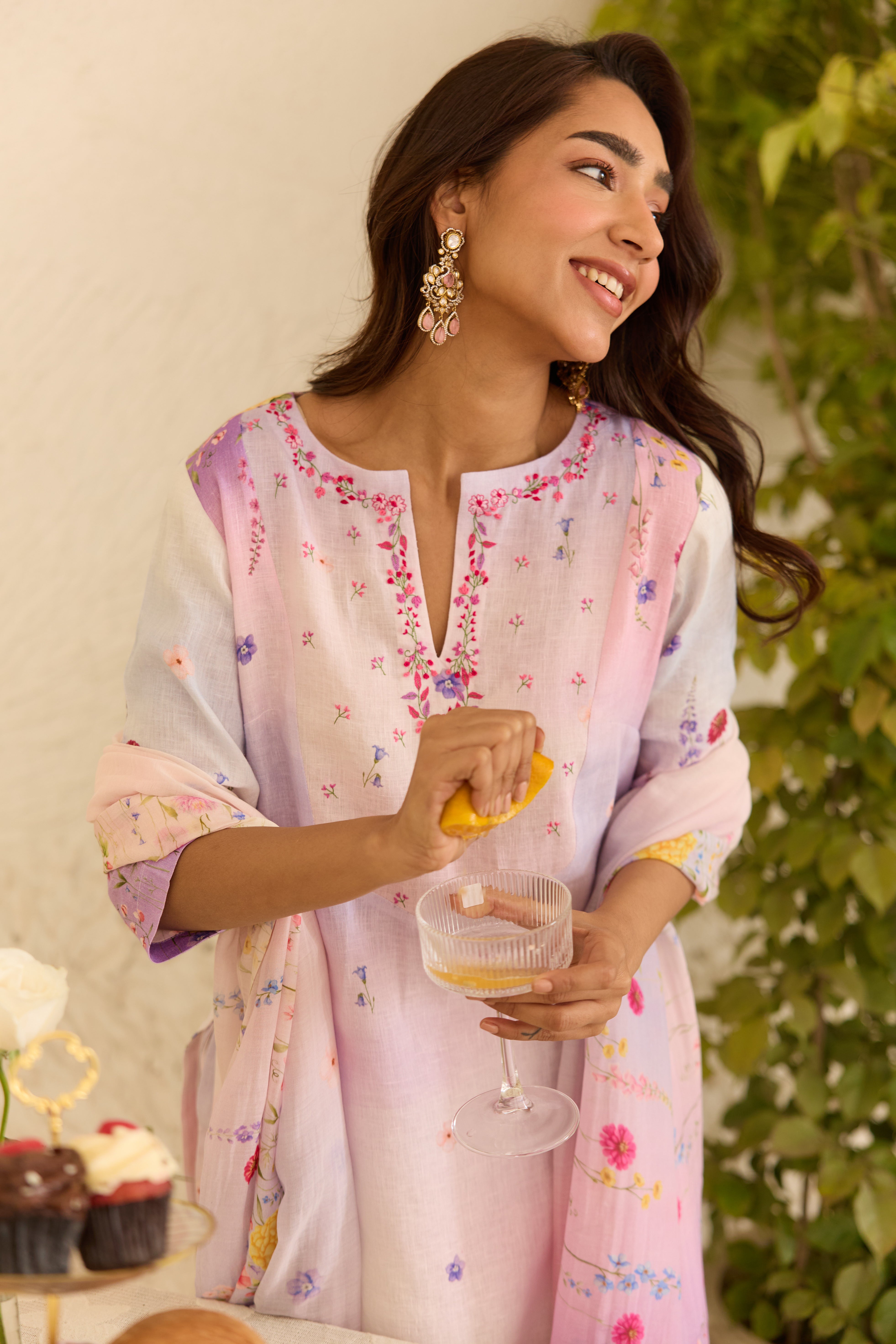 Bahar Linen Kurta Set