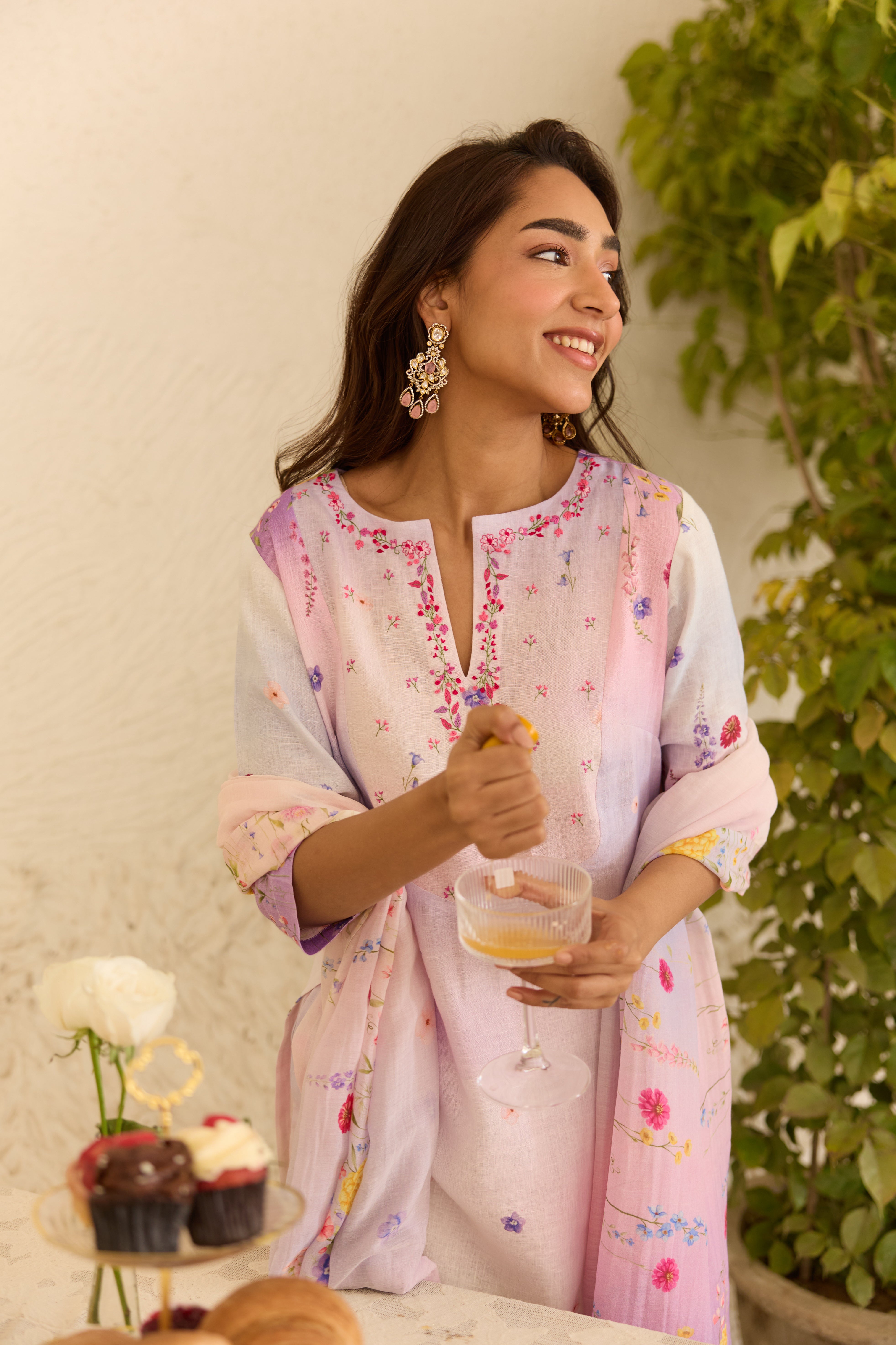 Bahar Linen Kurta Set
