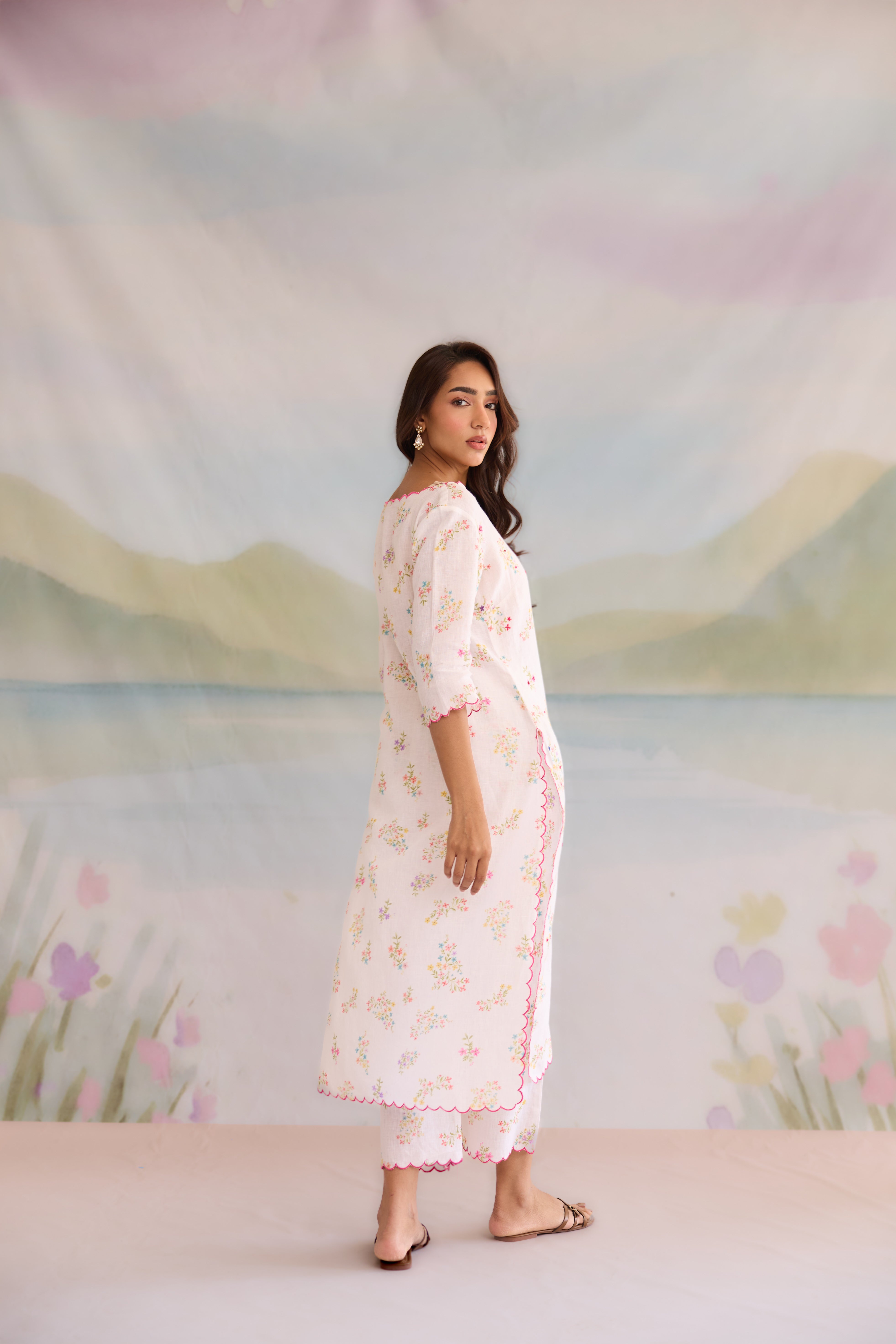 Safa Linen Kurta Set