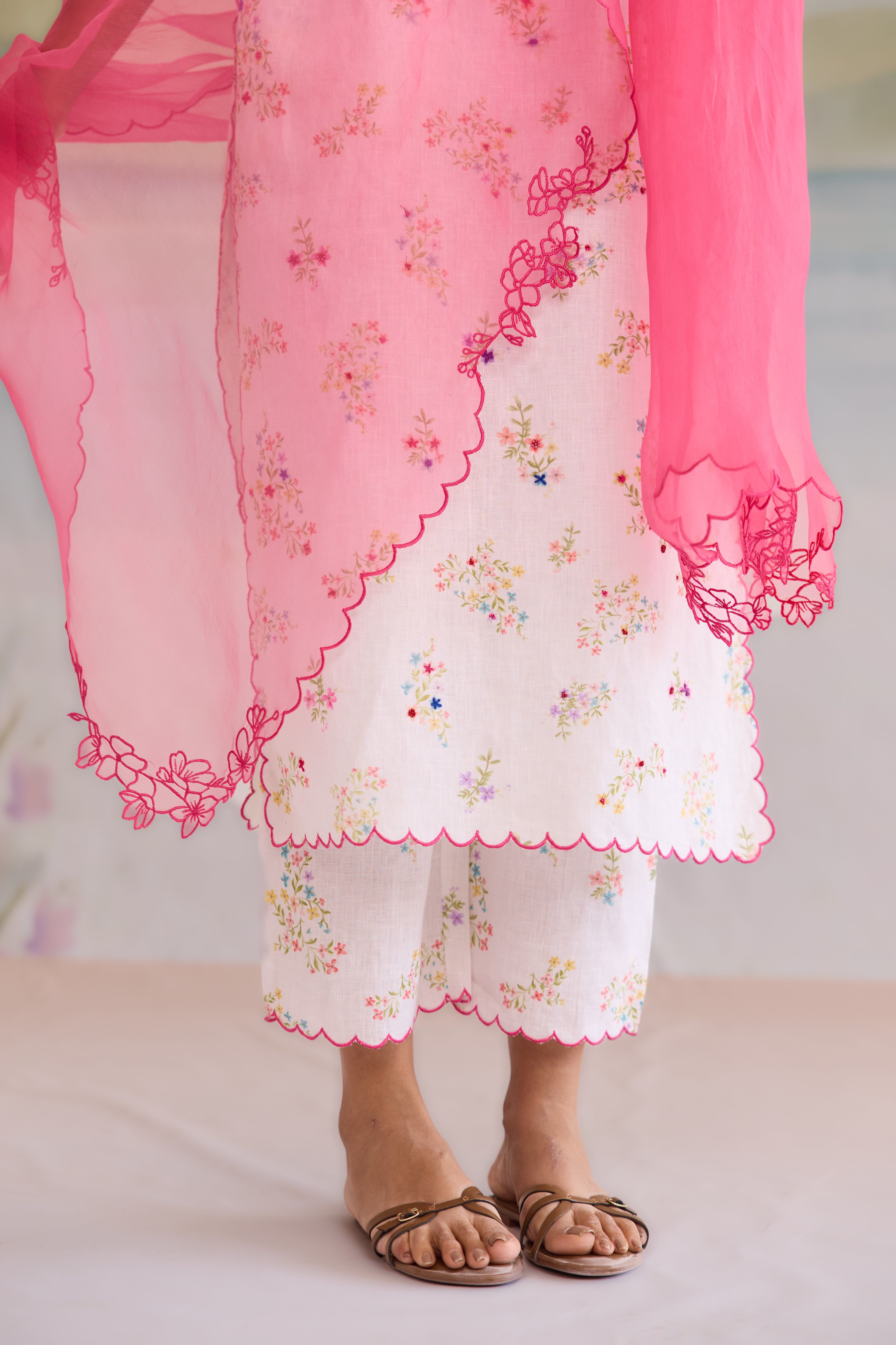 Safa Linen Kurta Set