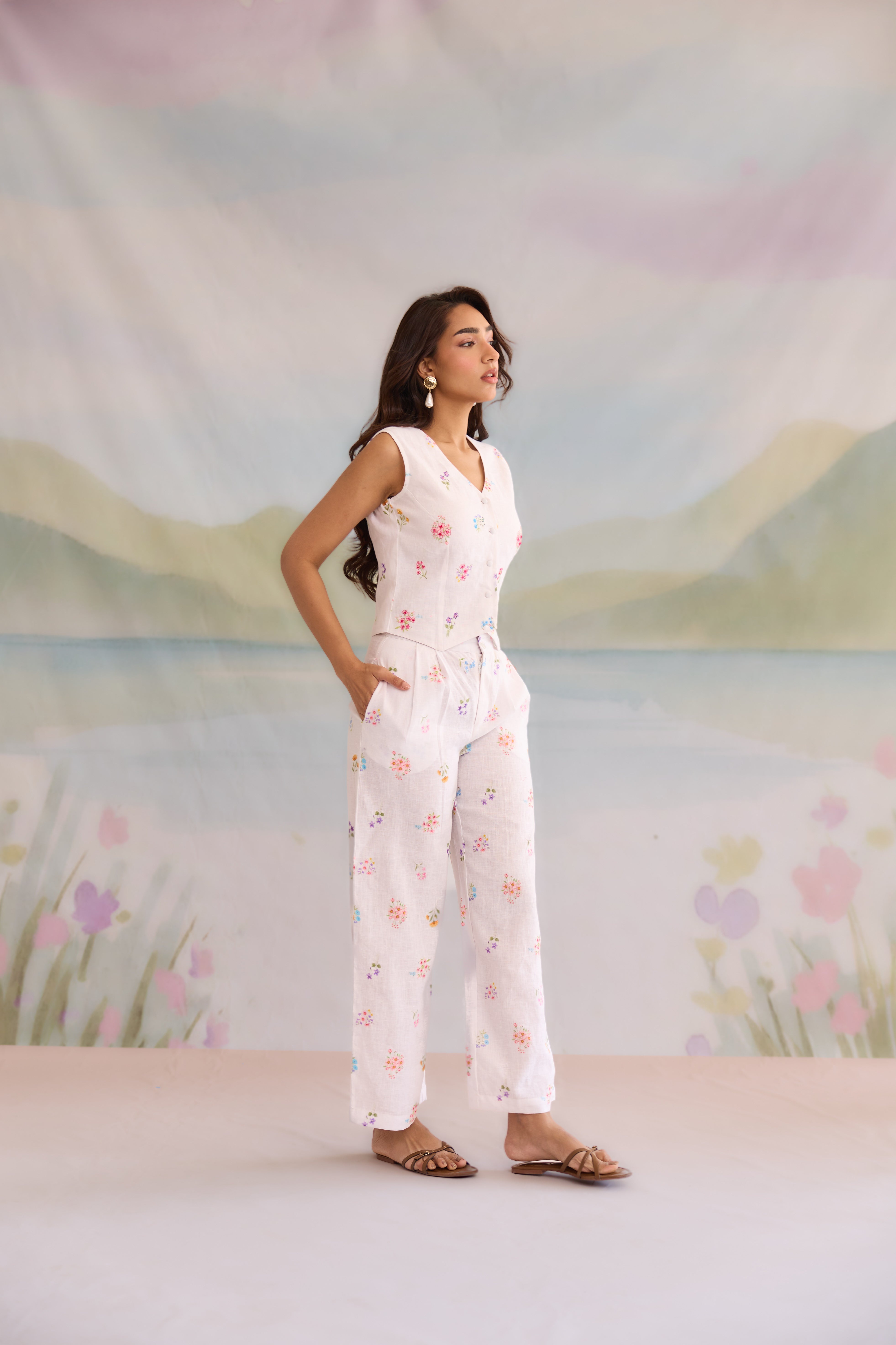Shweth Linen Co-ord Set