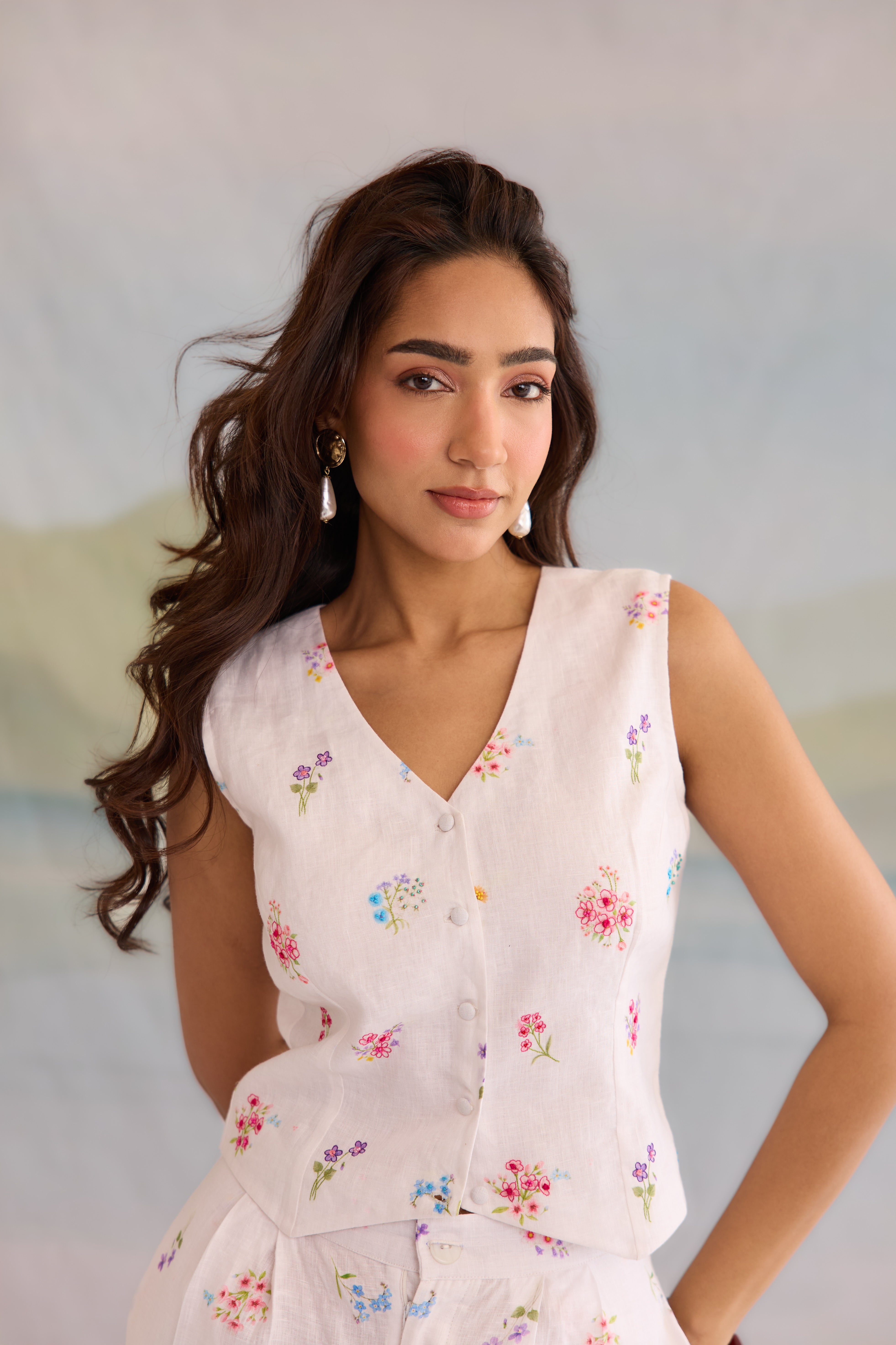 Shweth Linen Co-ord Set