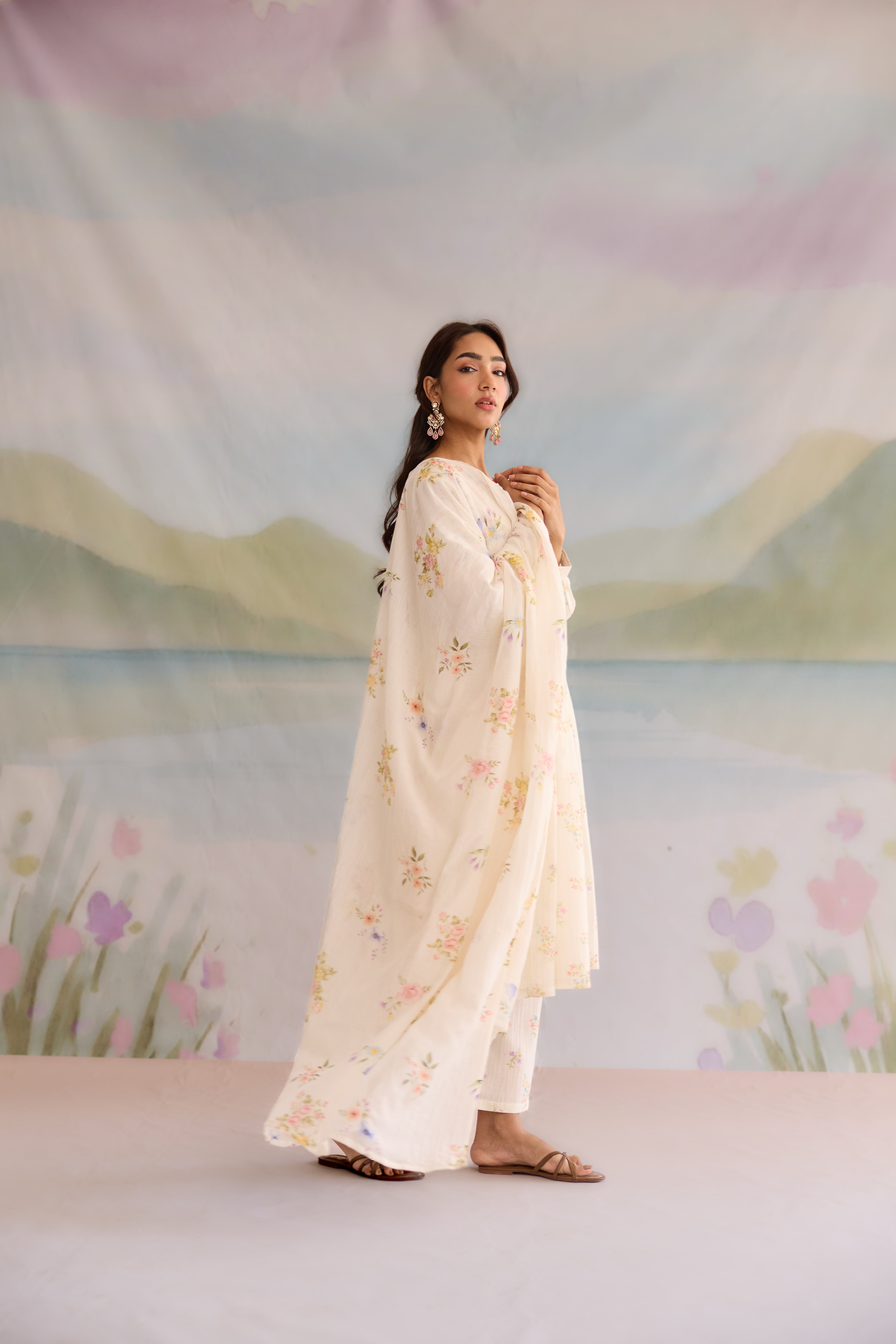 Afreen Chanderi Kurta Set