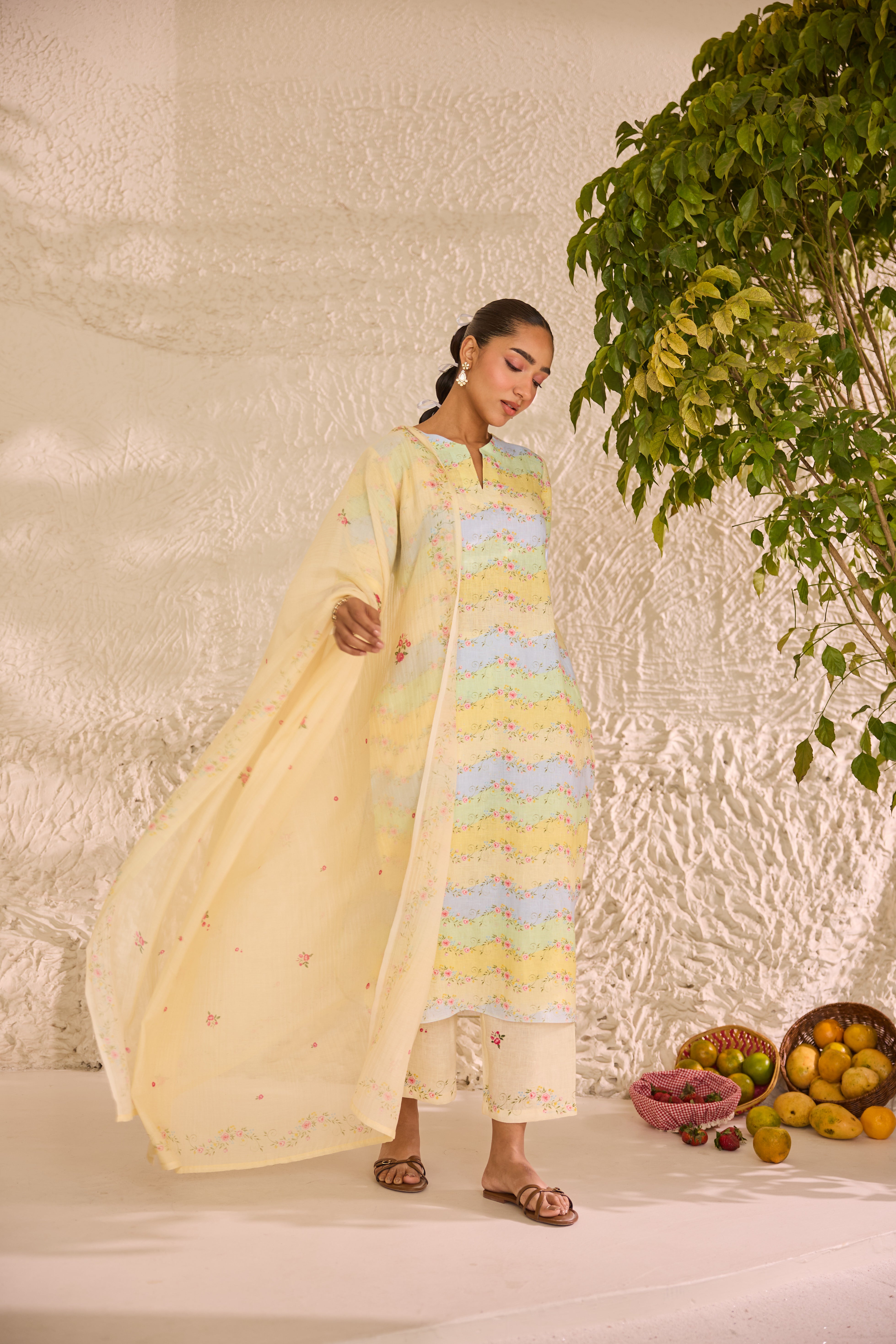 Nitya Linen Kurta Set