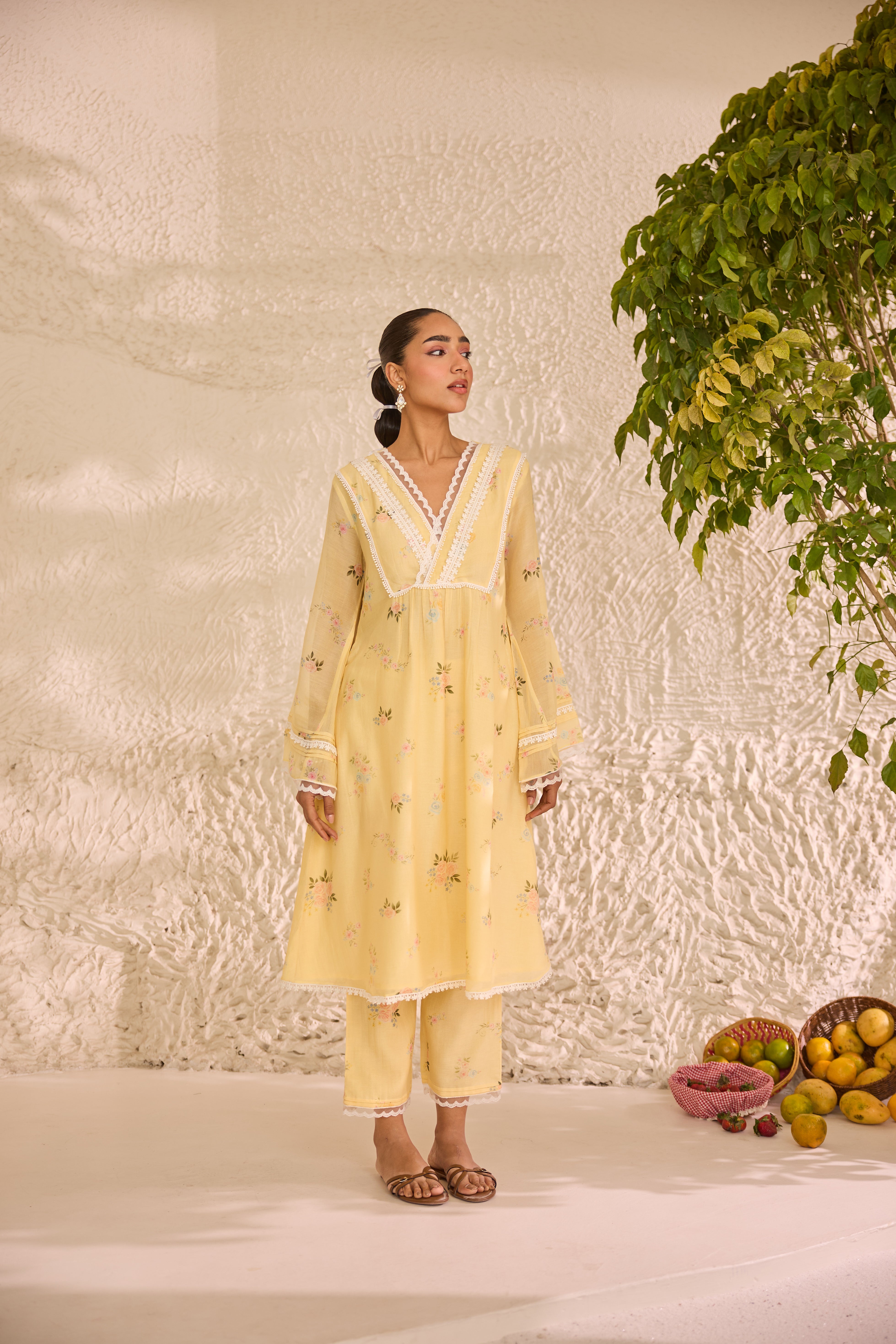 Lavanya Chanderi Kurta Set