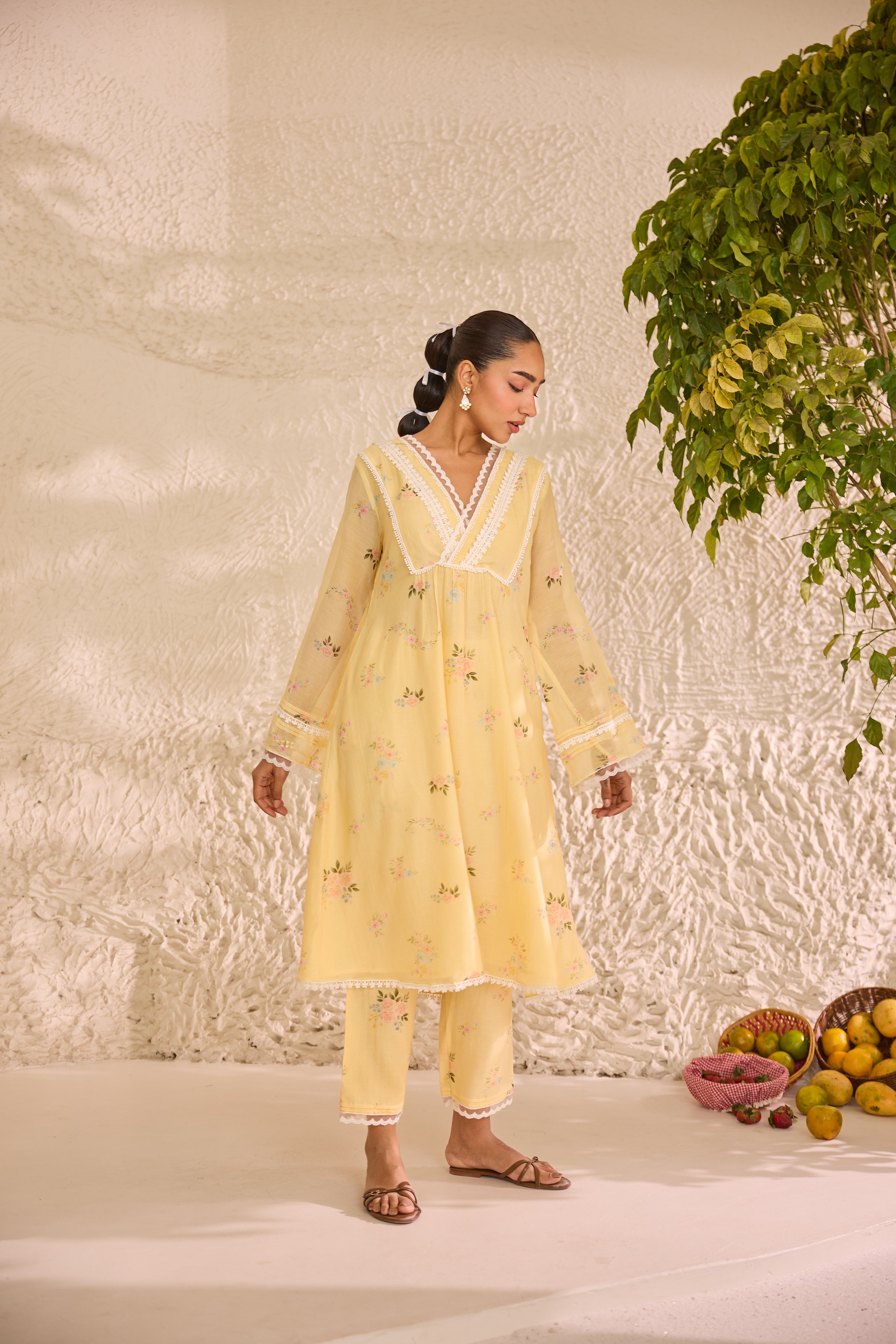 Lavanya Chanderi Kurta Set