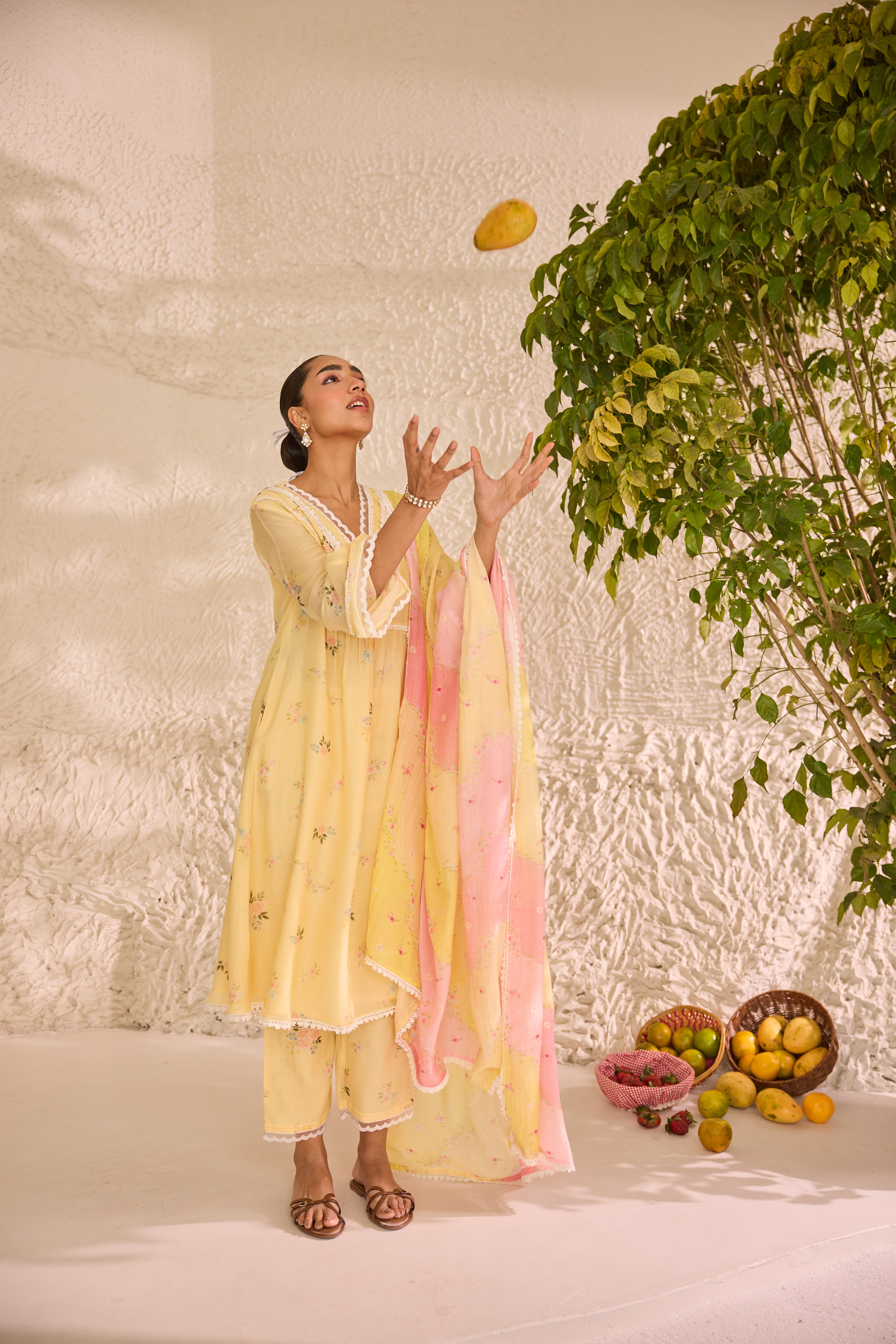 Lavanya Chanderi Kurta Set