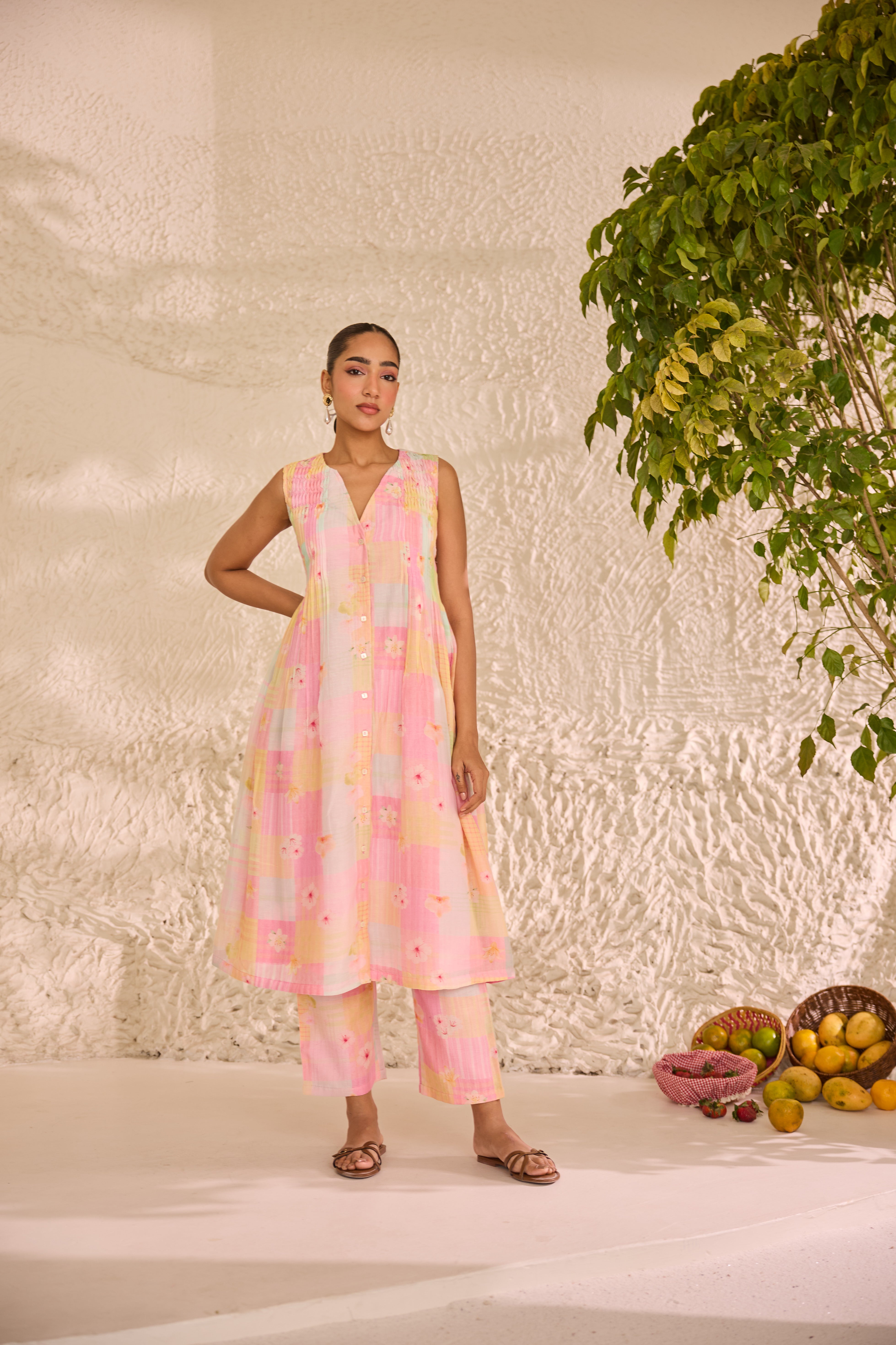 Zoya Chanderi Kurta Set