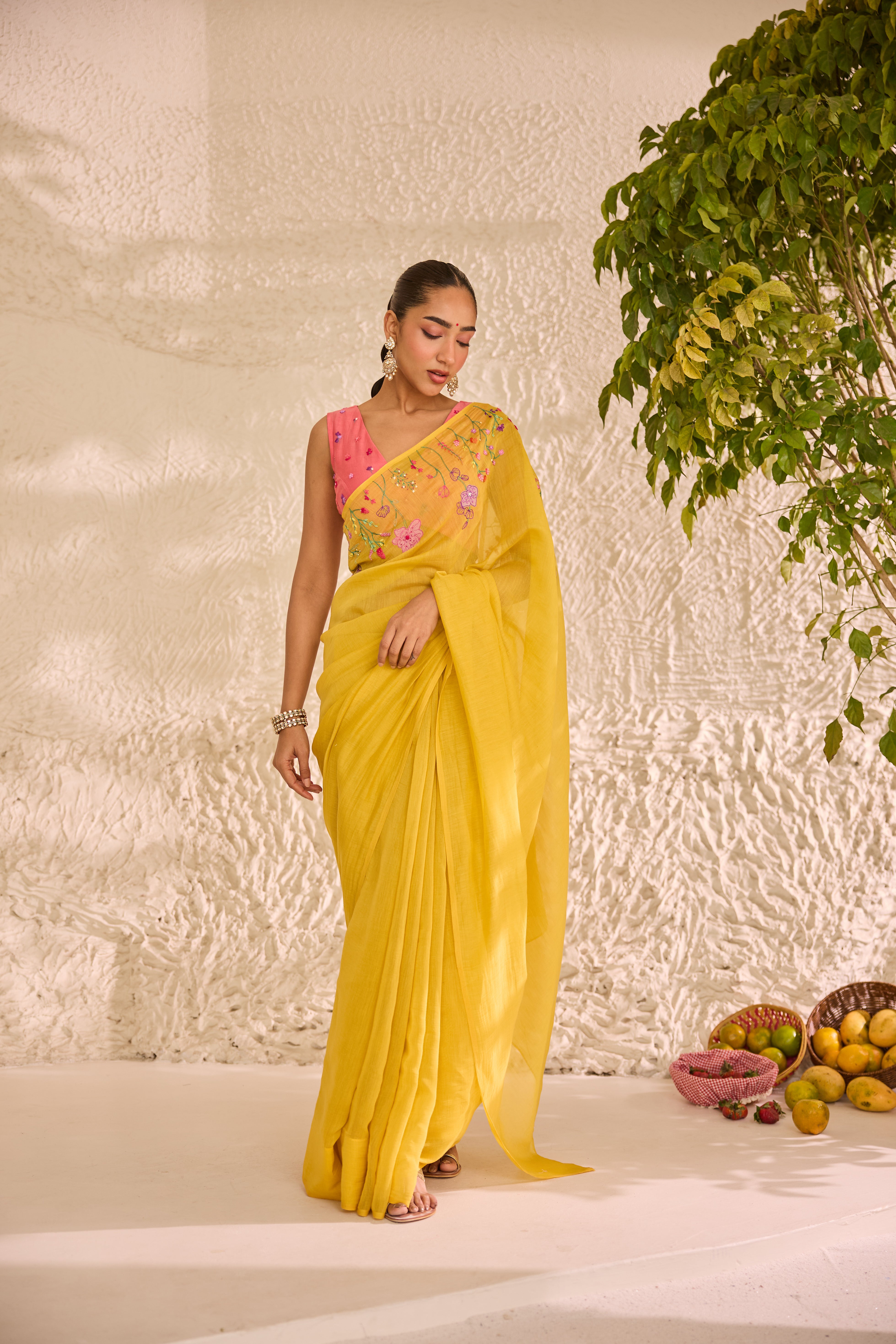 Nirali Chanderi Sari