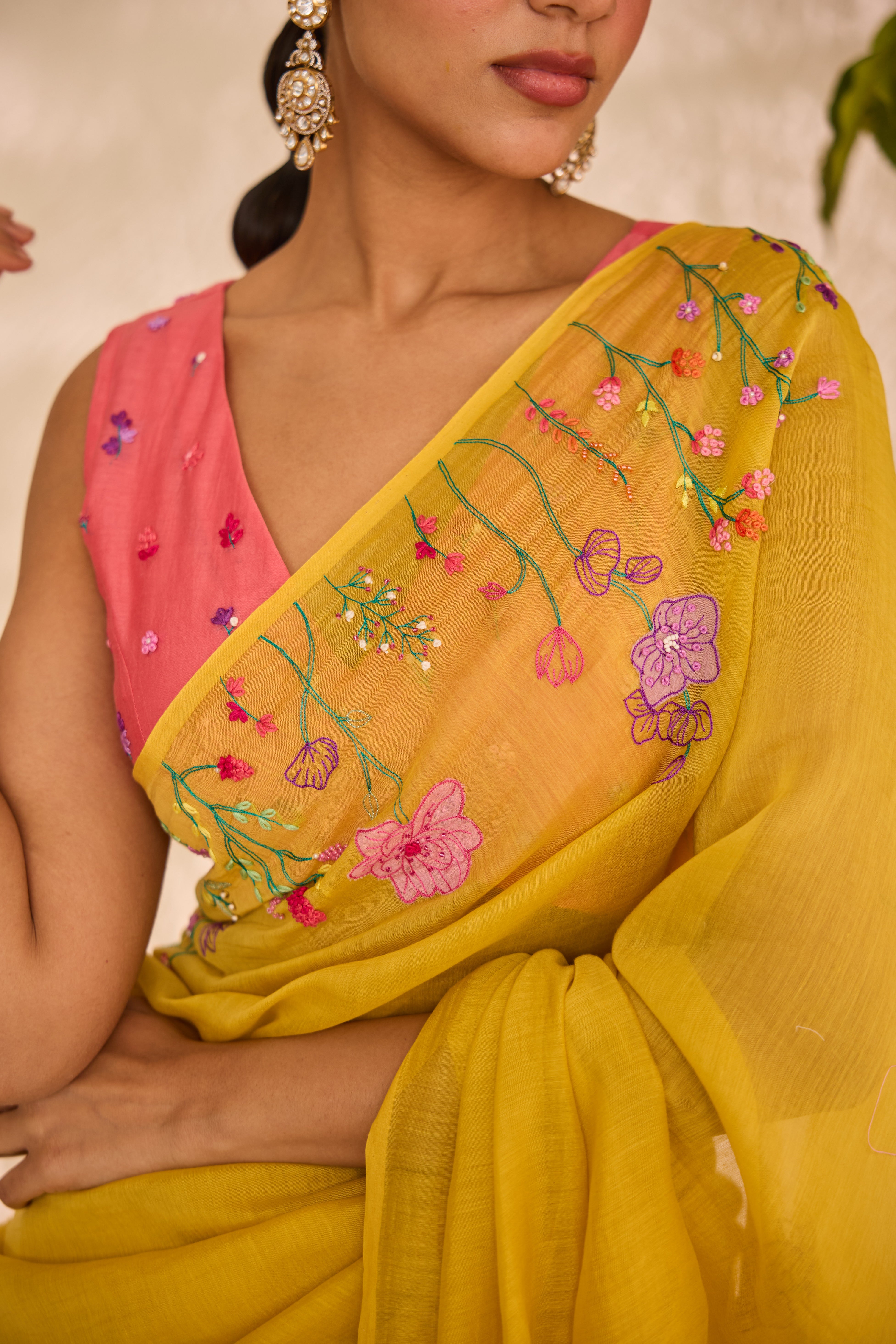 Nirali Chanderi Sari