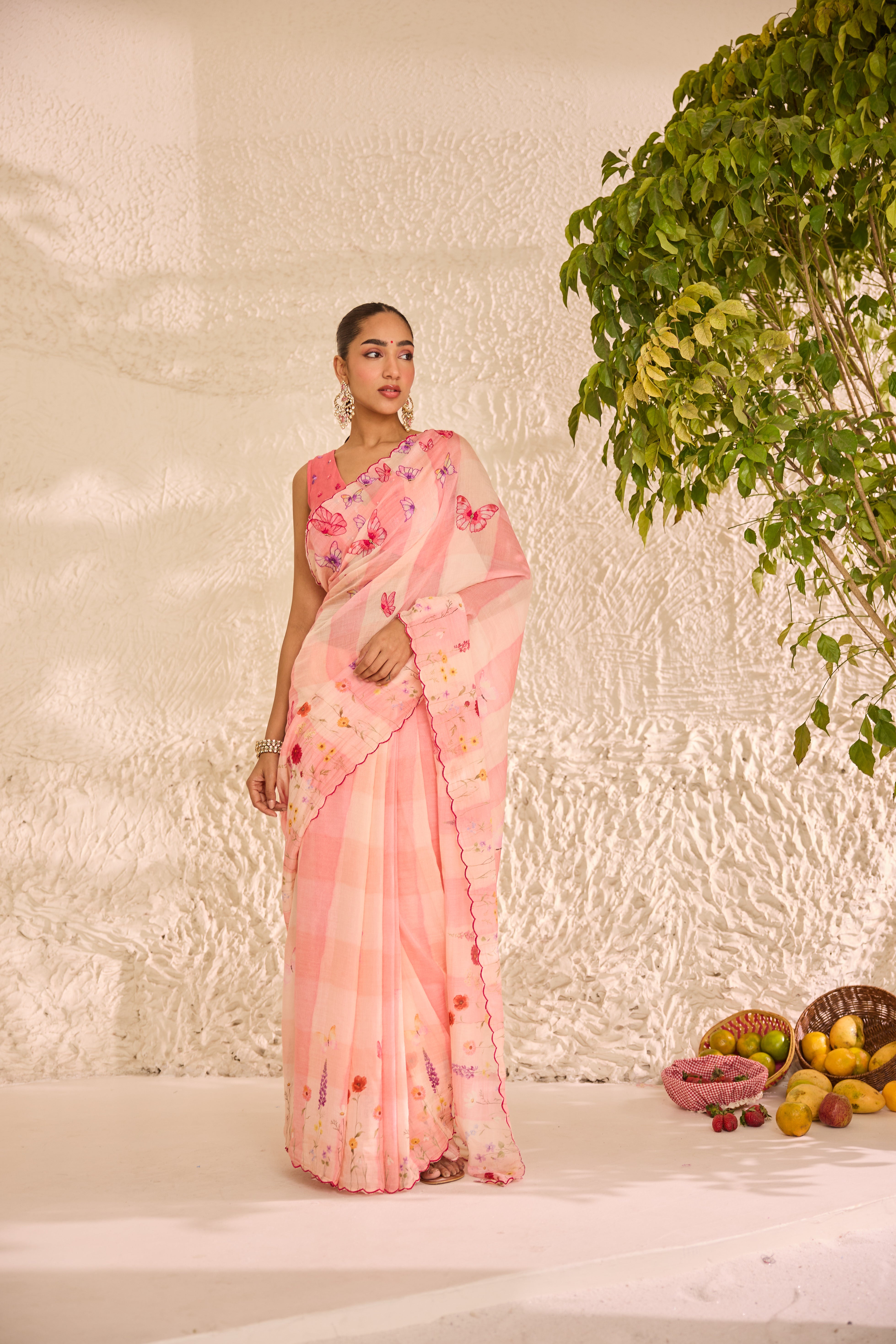 Mrinali Chanderi Sari