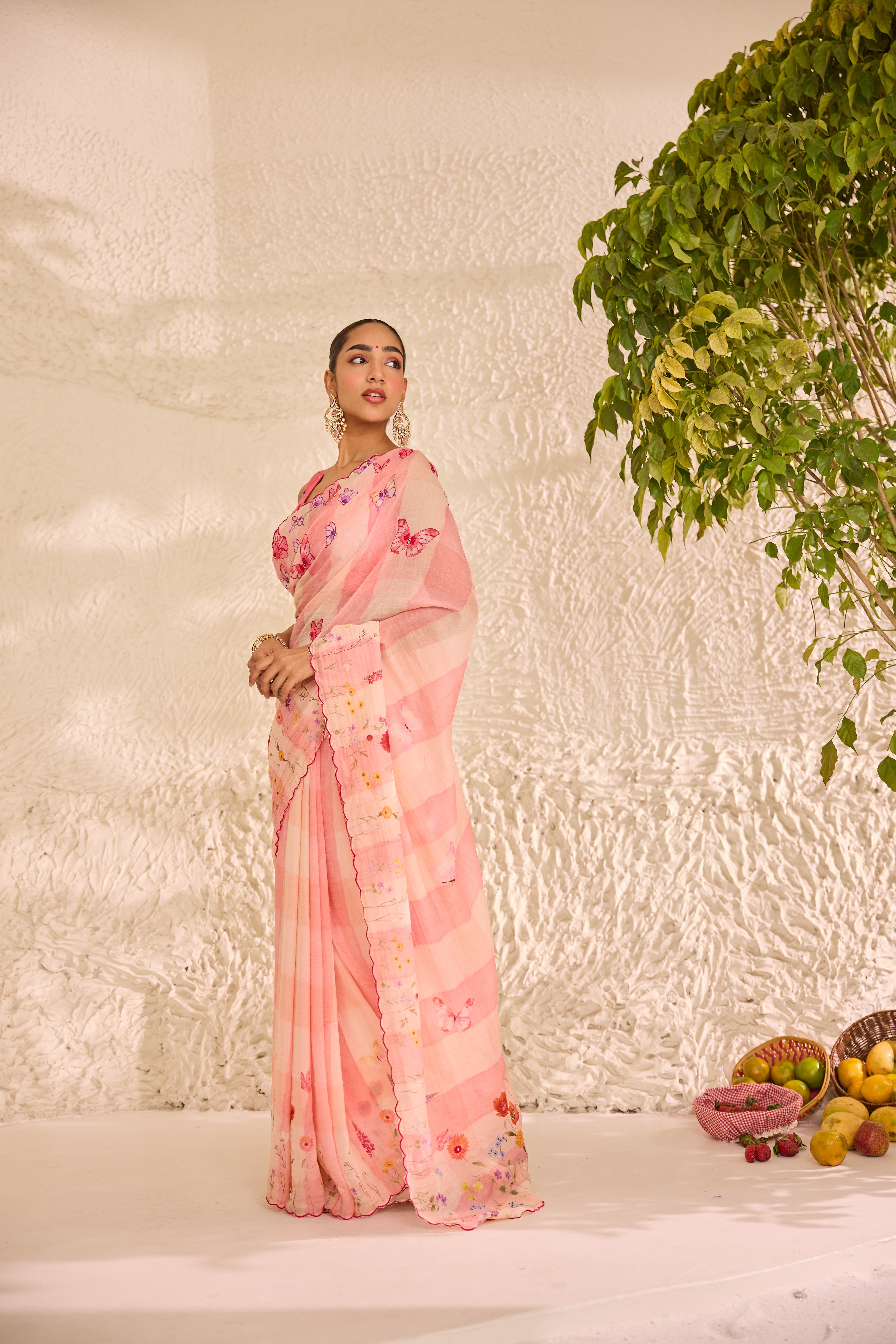 Mrinali Chanderi Sari