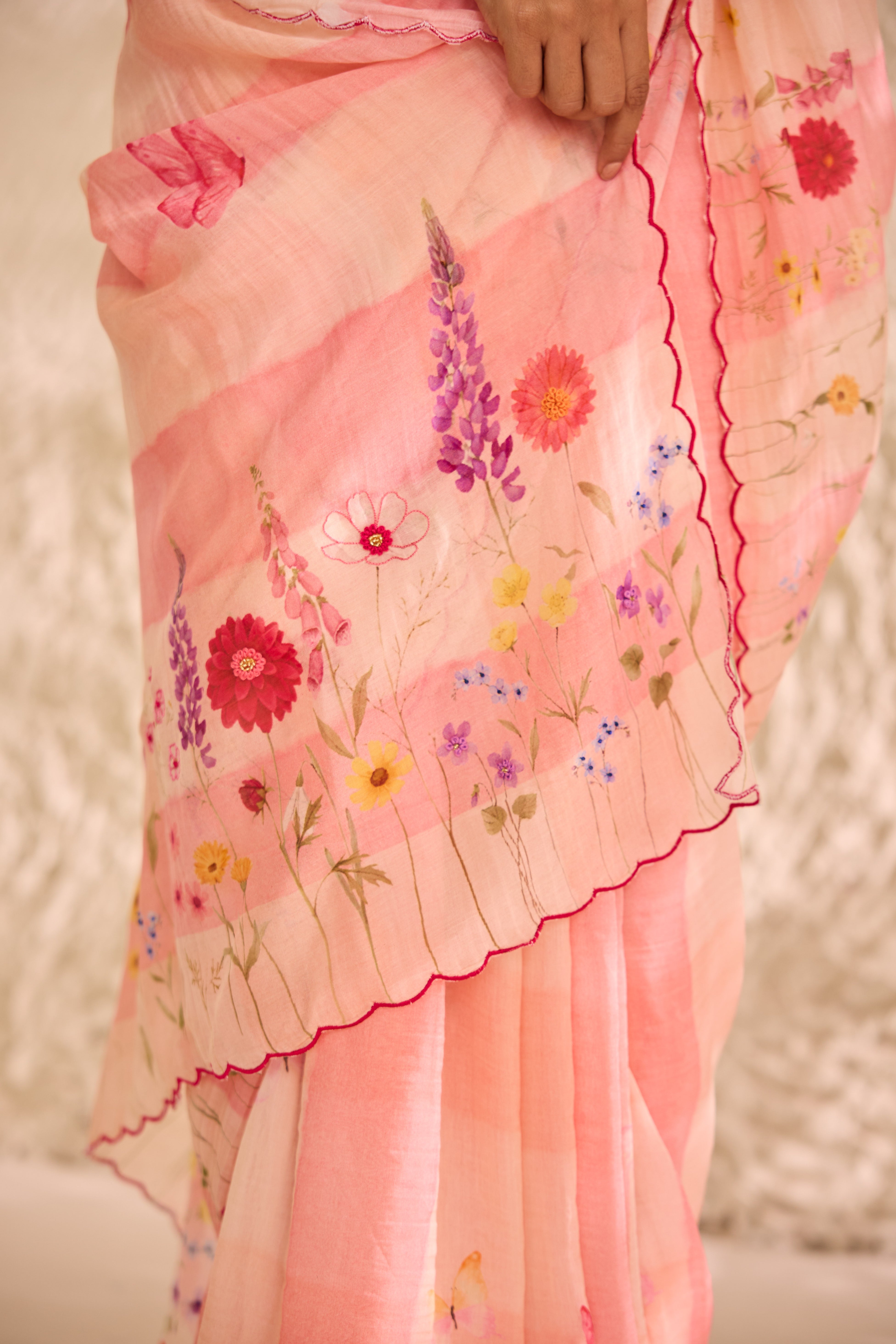 Mrinali Chanderi Sari