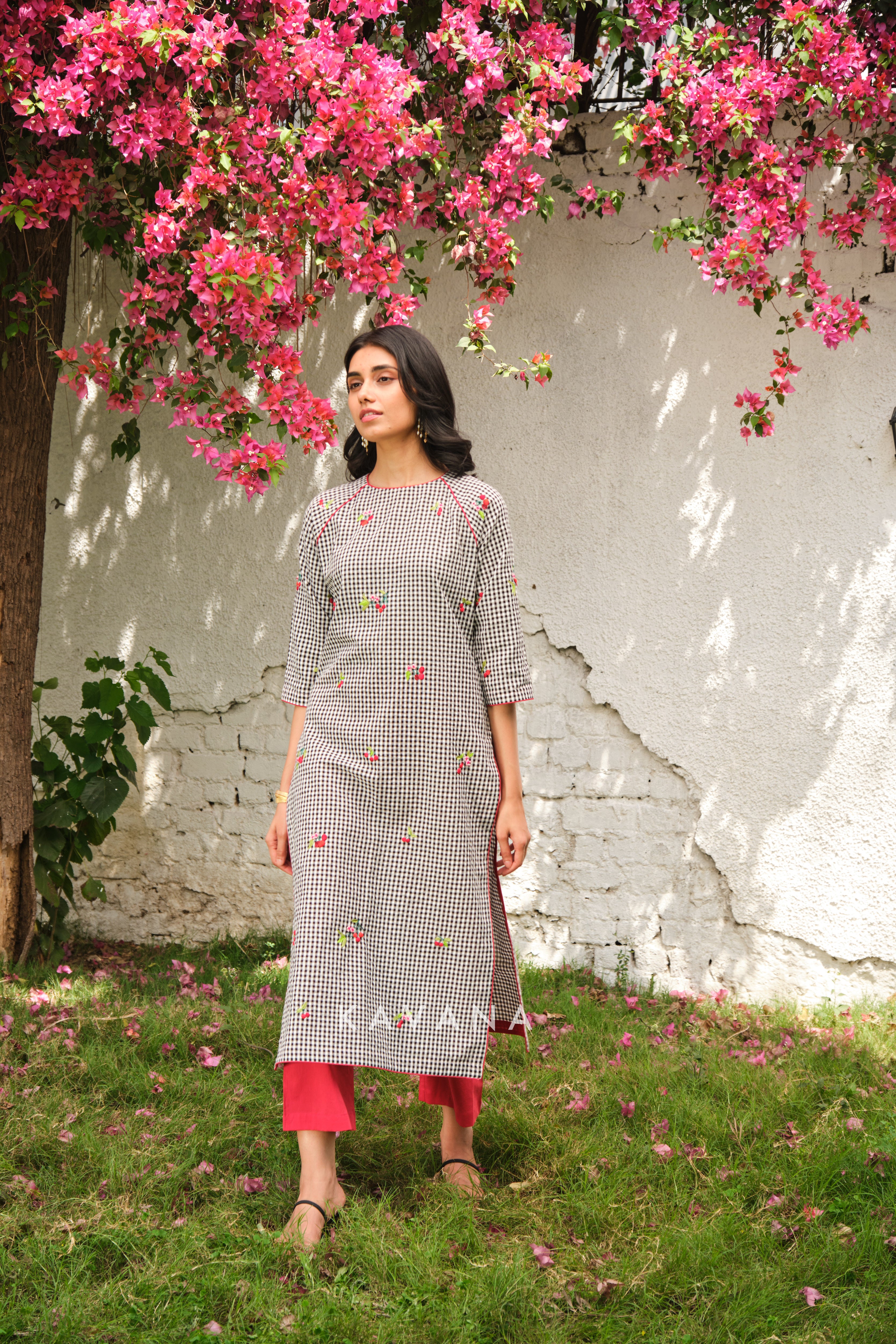 Cherry kurta set