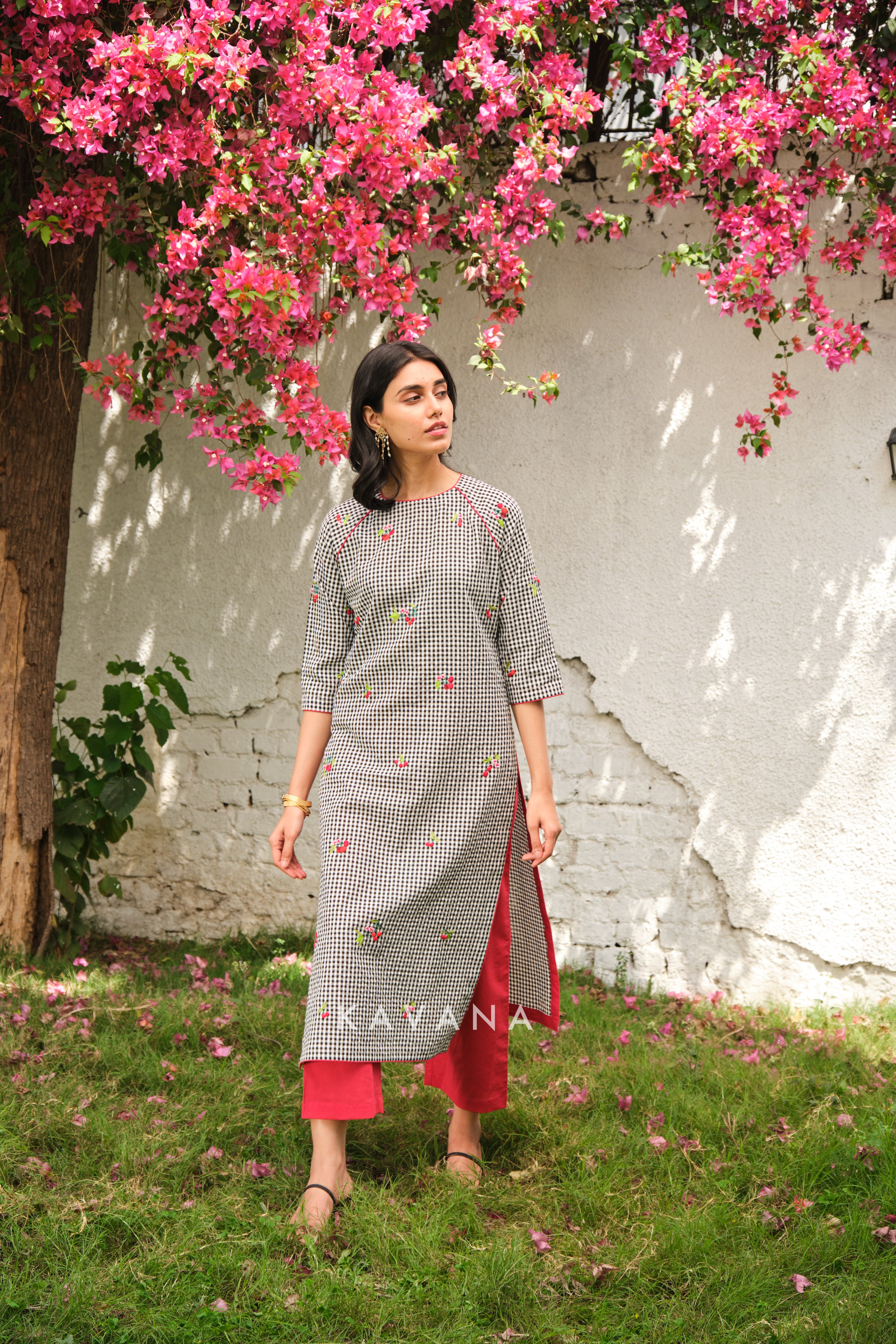 Cherry kurta set