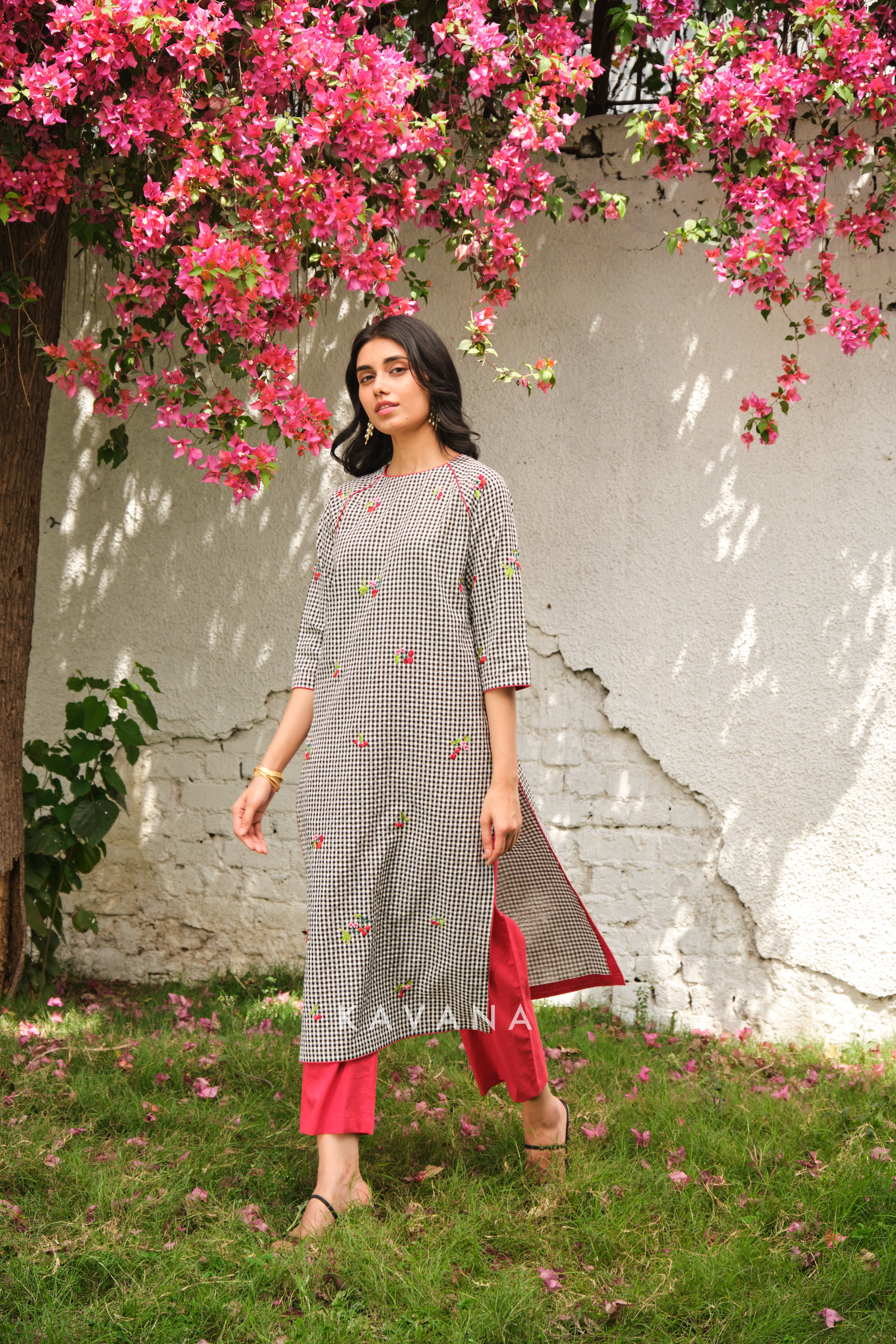 Cherry kurta set