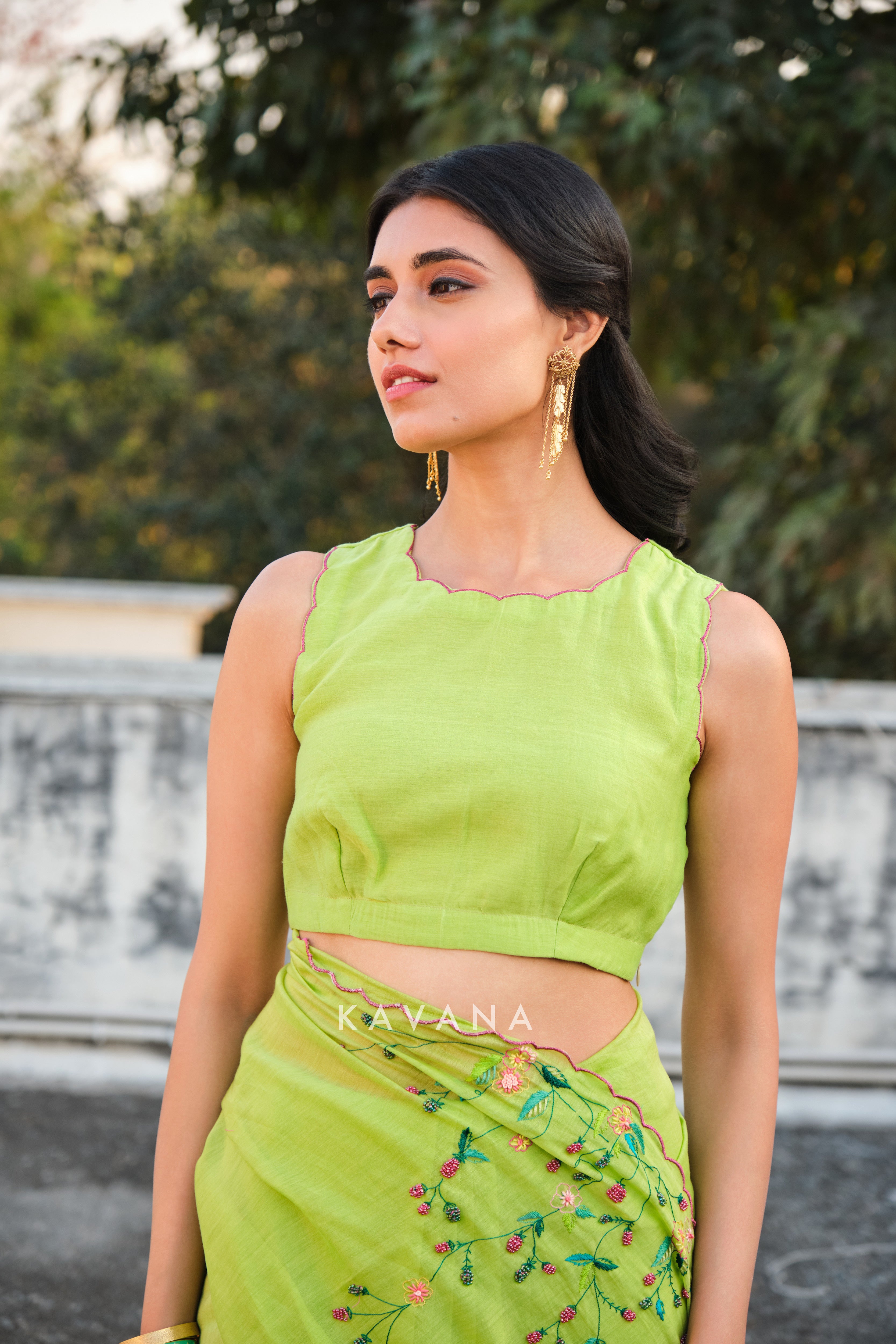 Aam panna blouse