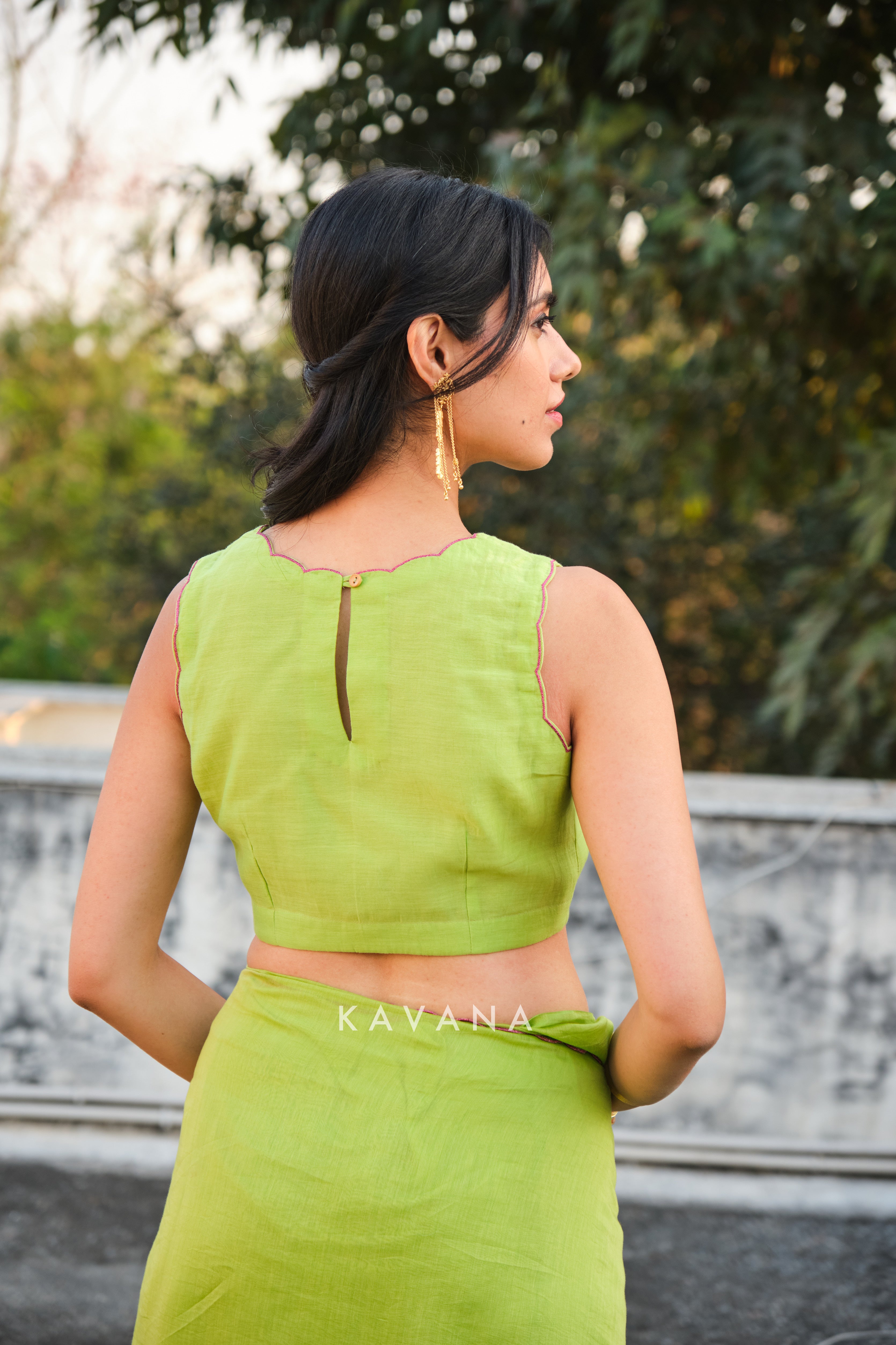 Aam panna blouse