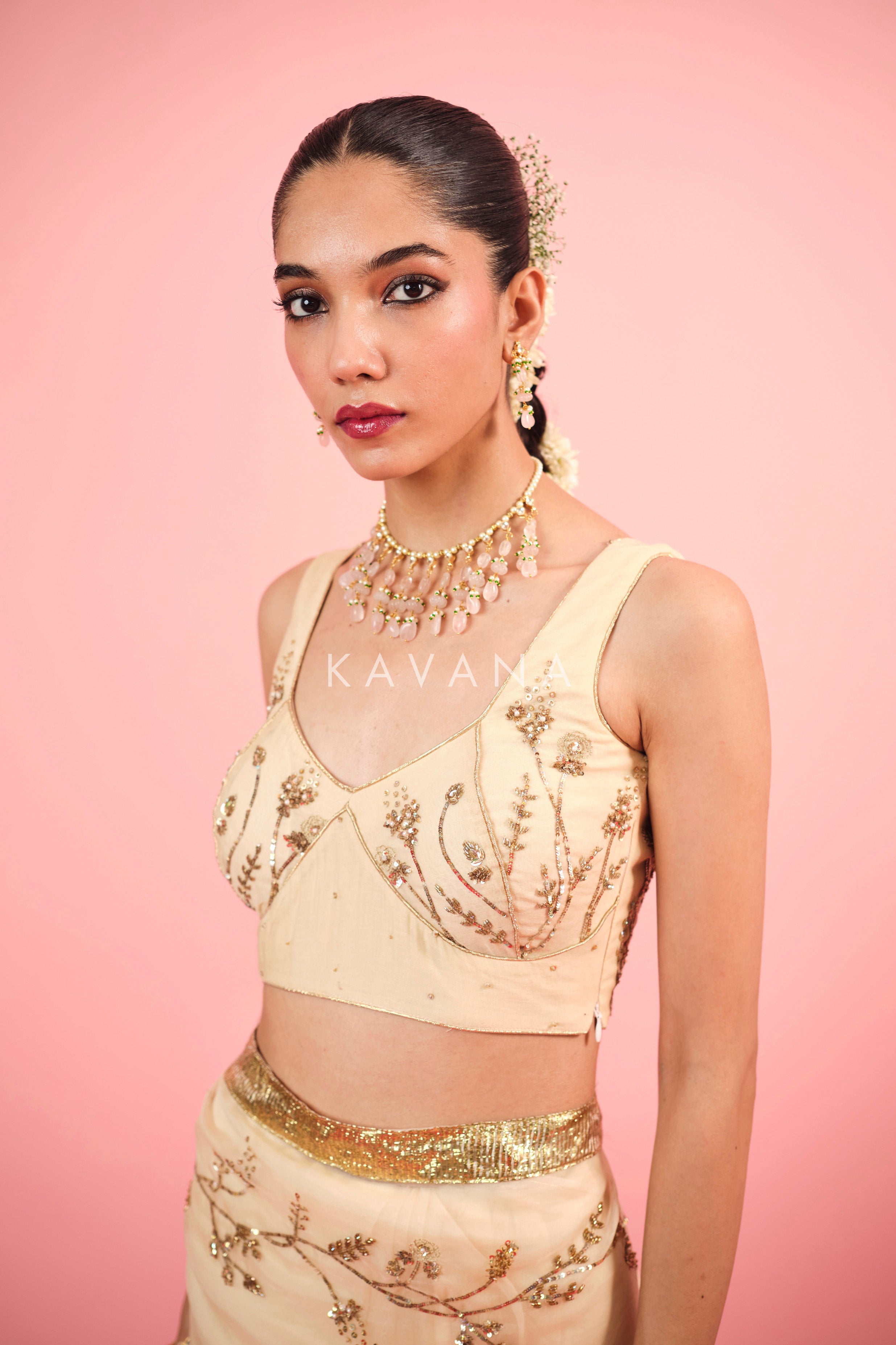 Ruhani Chanderi Blouse