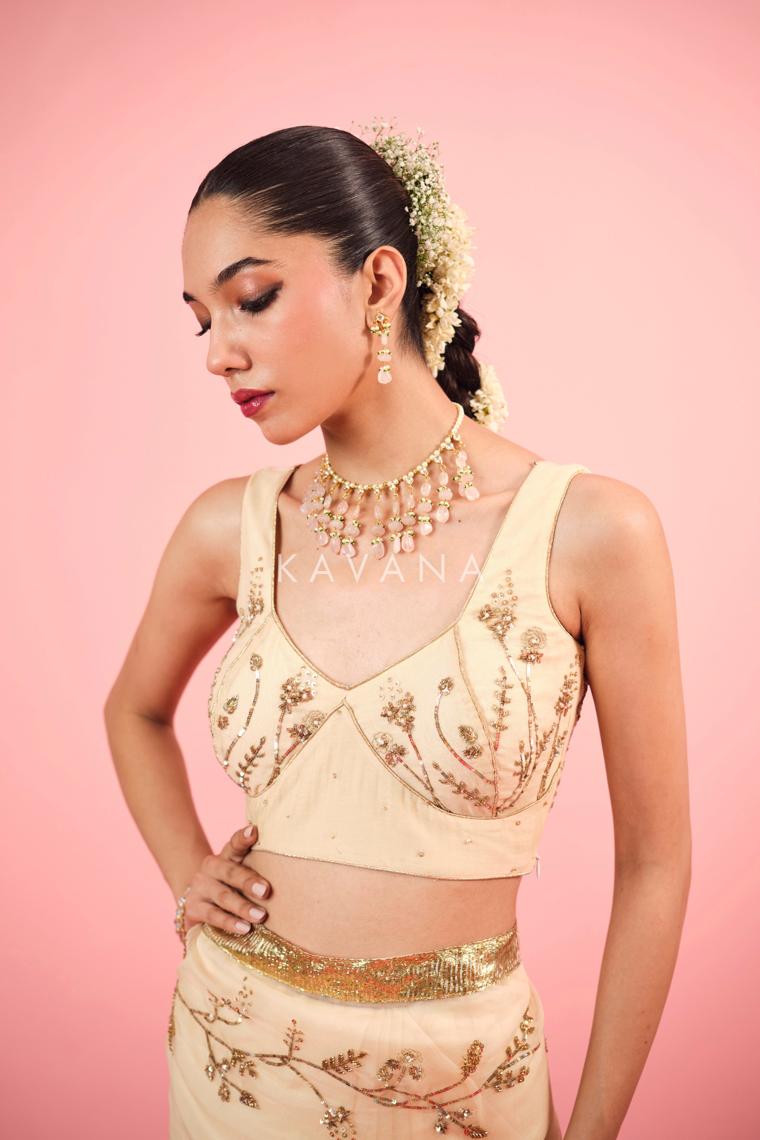 Ruhani Chanderi Blouse