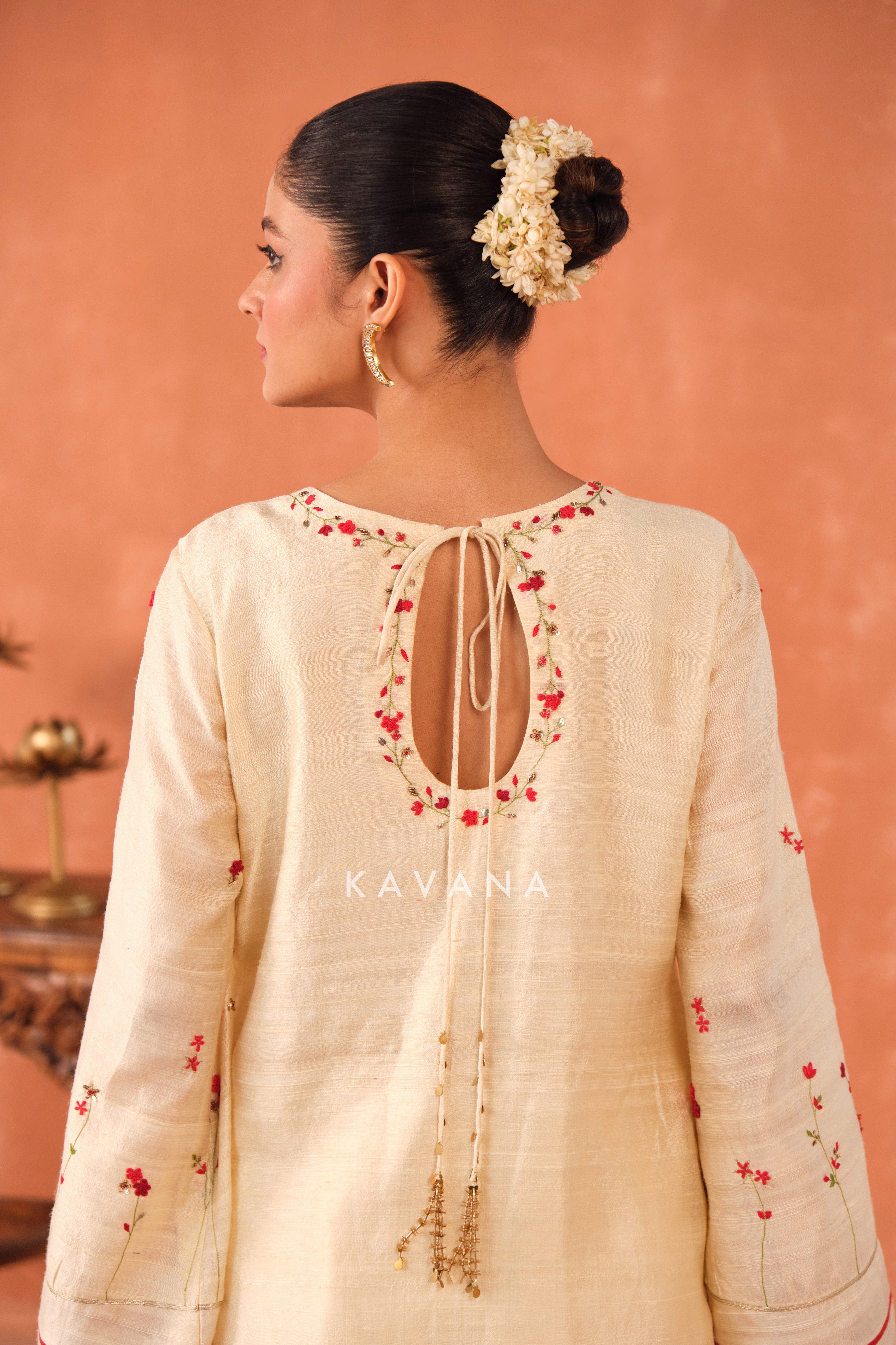 Ritu Raw Silk Kurta Set