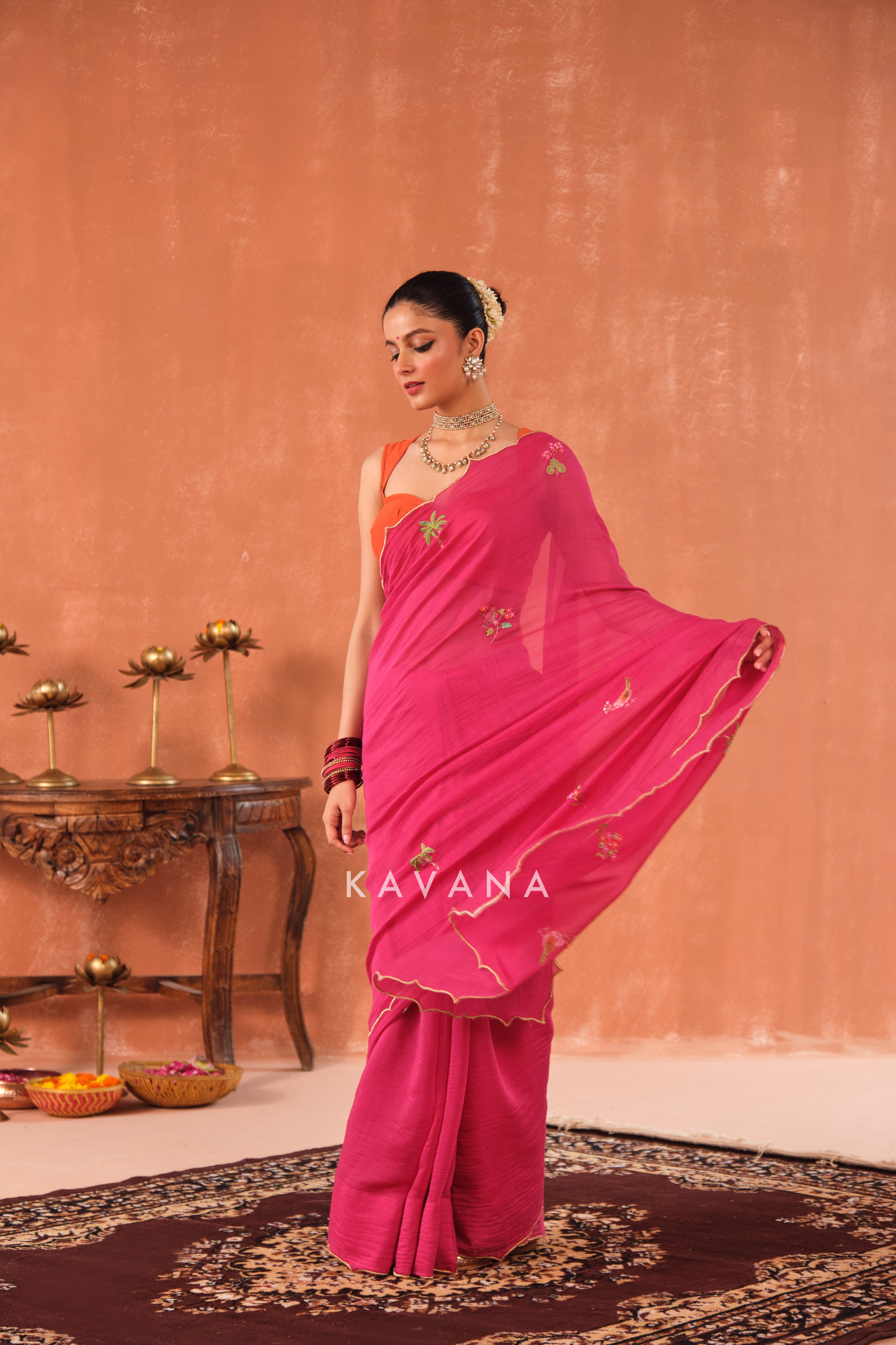 Meera Chanderi Sari