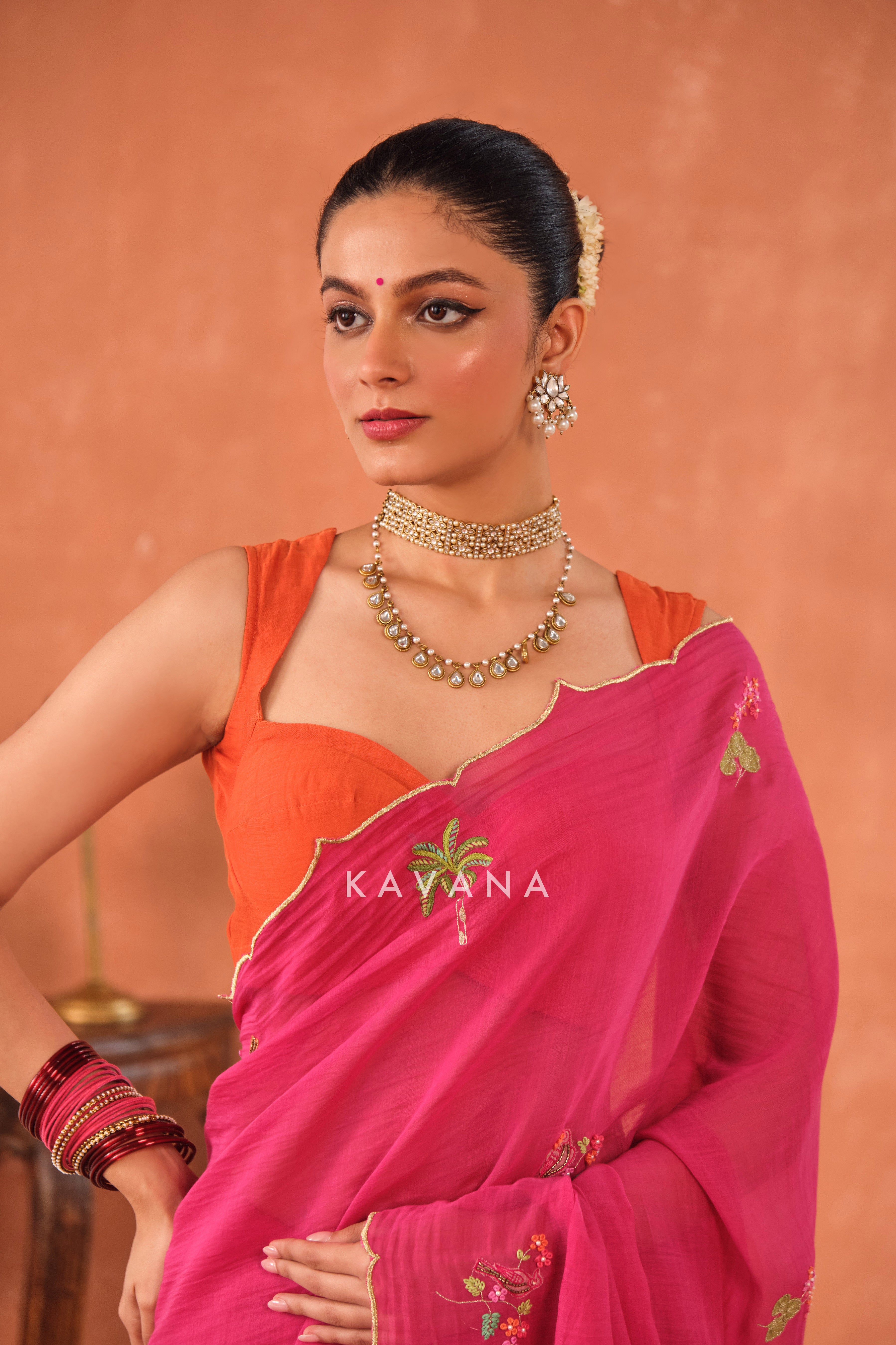 Meera Chanderi Sari