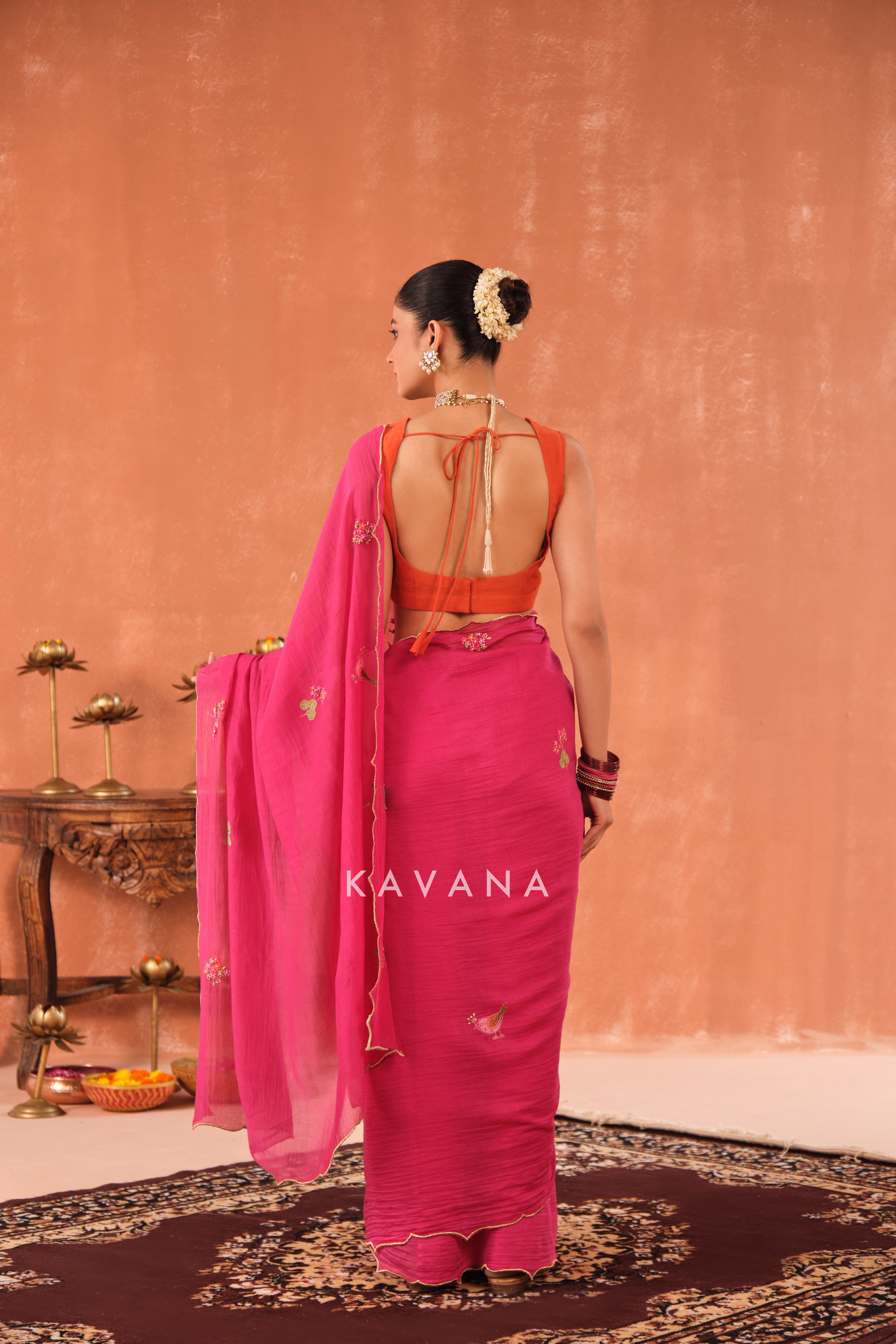 Meera Chanderi Sari